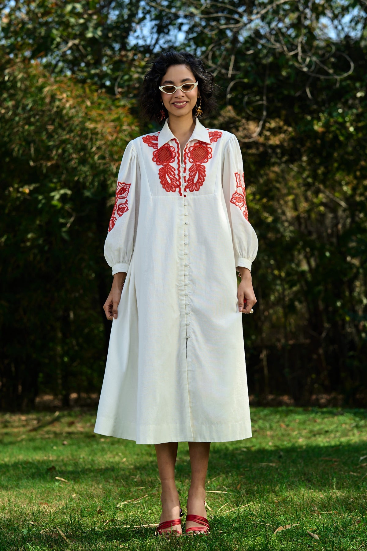 Ivar Embroidered Dress