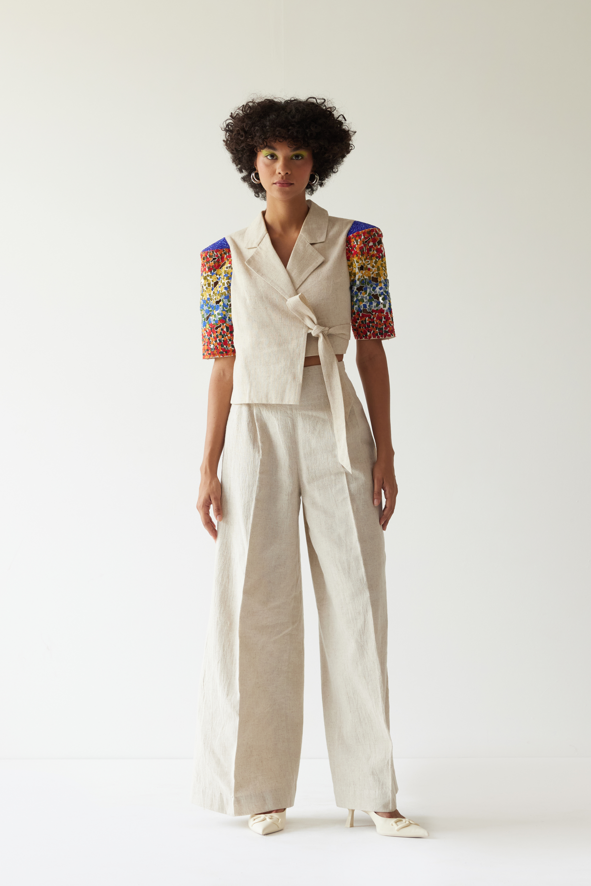 Flower Valley Overlap Jacket Co-ord Set