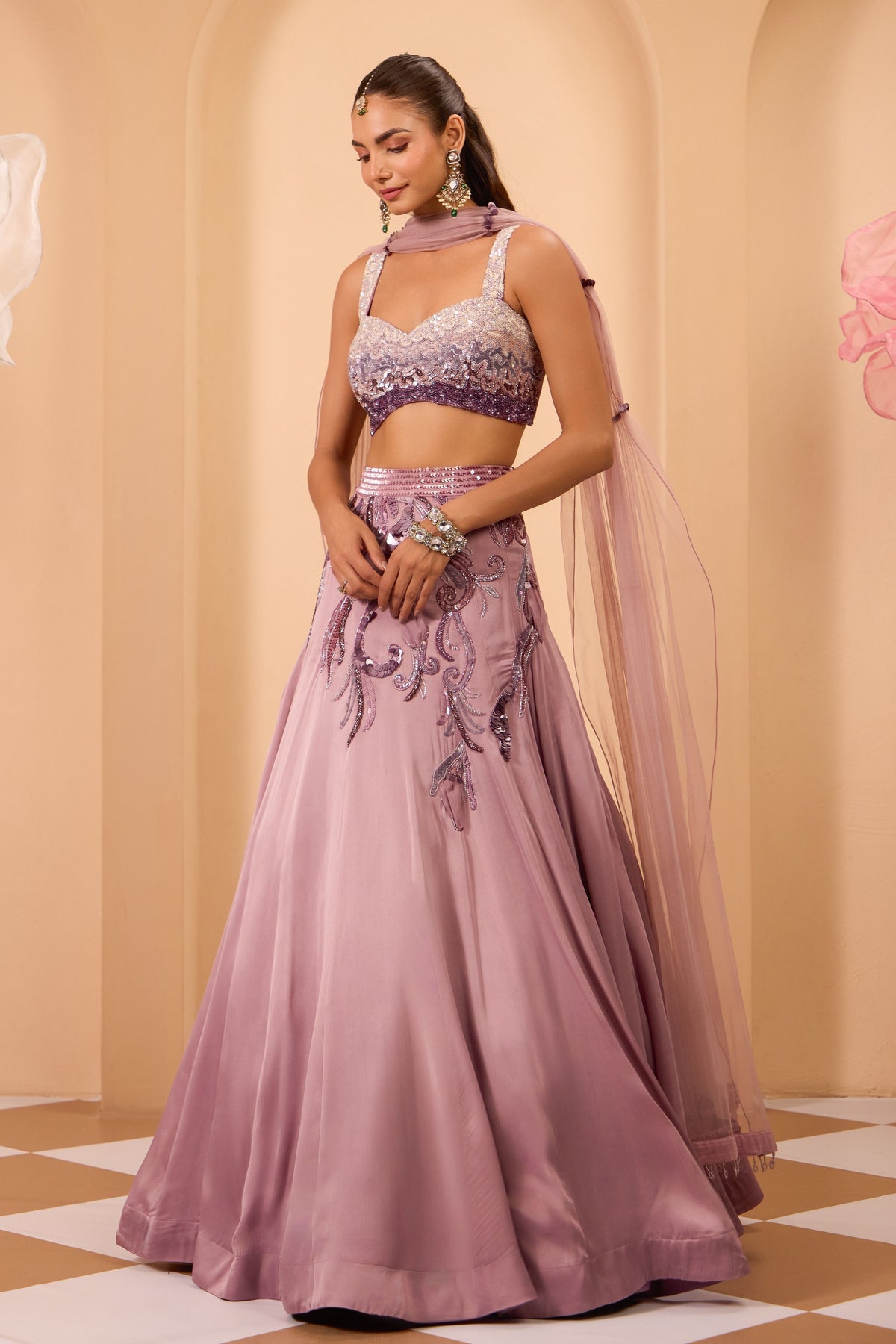 Shaded Lehenga Set