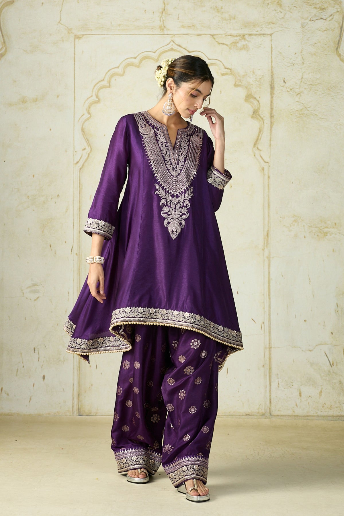 Purple Nadia Farshi Set