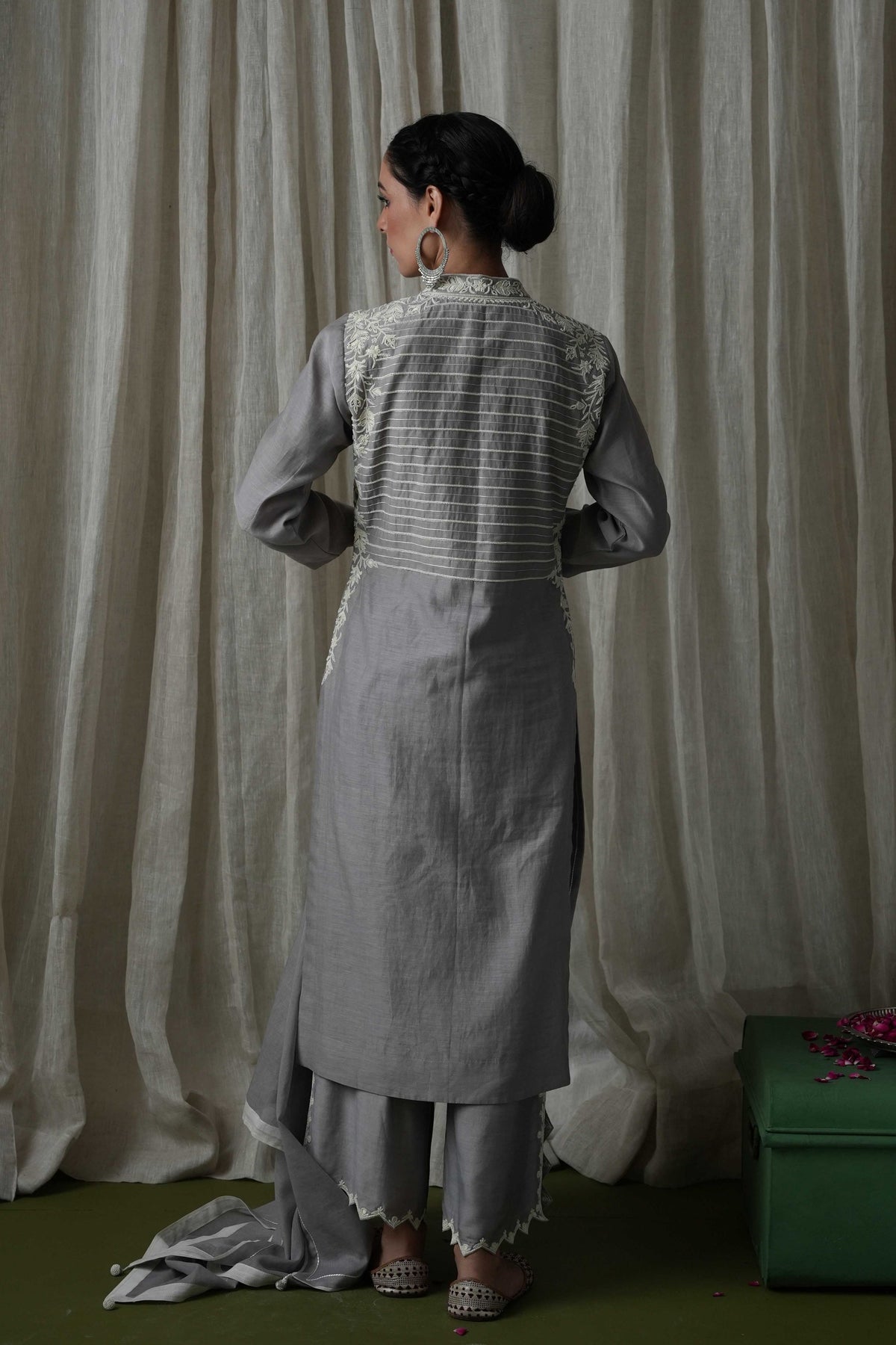 Grey Palazzo Set