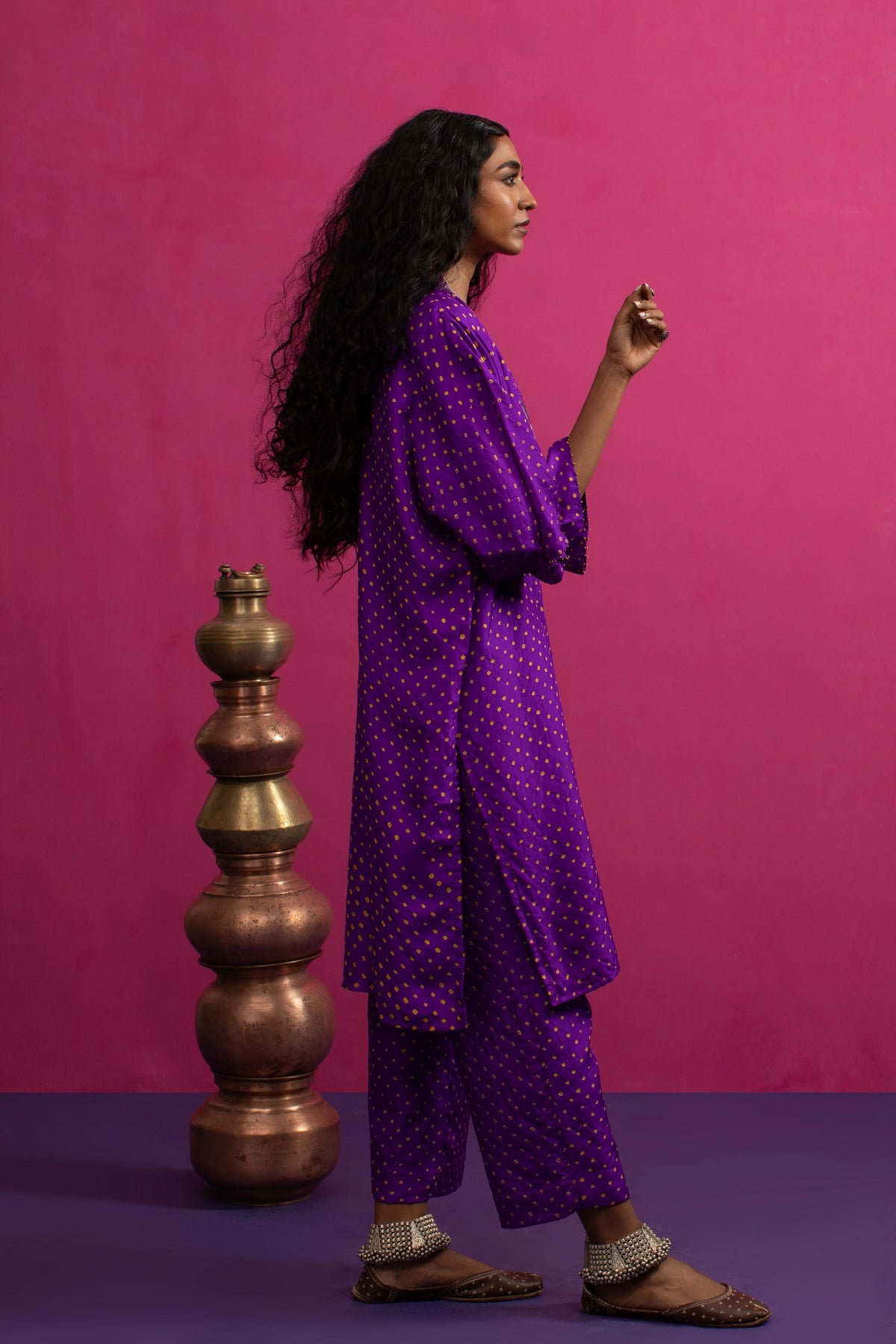 Baingani Kurta Set