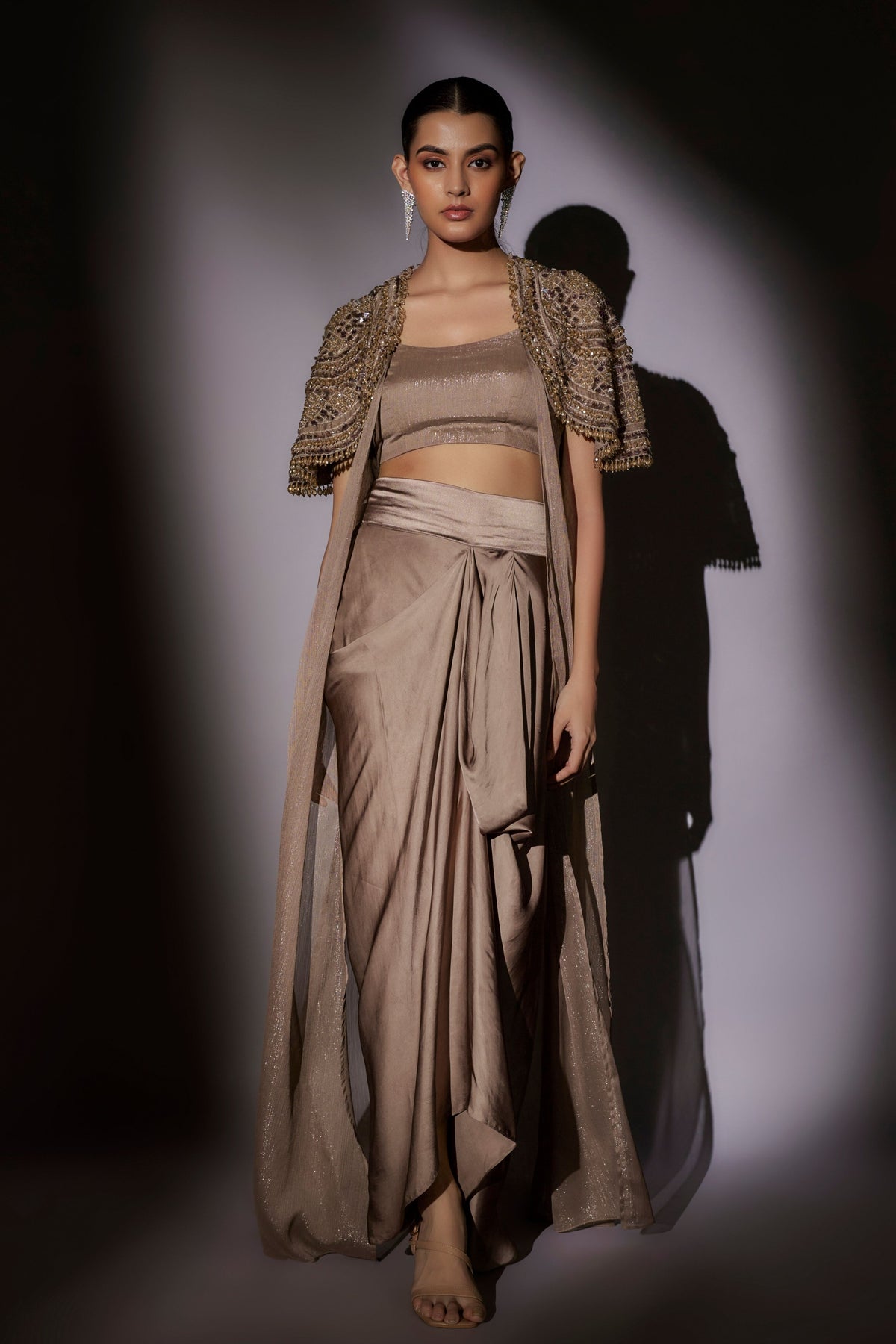 Skin Long Cape Set