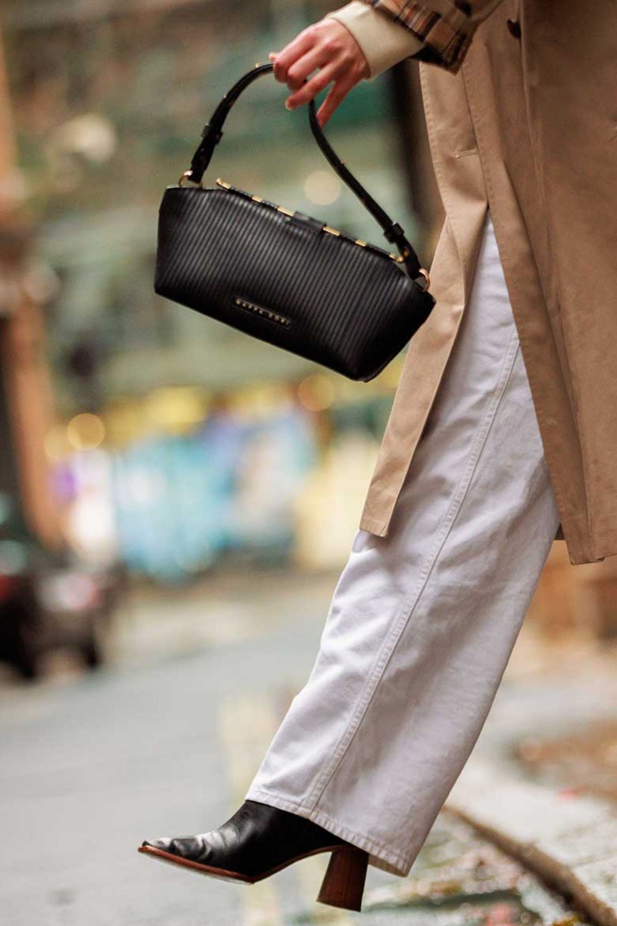 Black Valerie Shoulder Bag