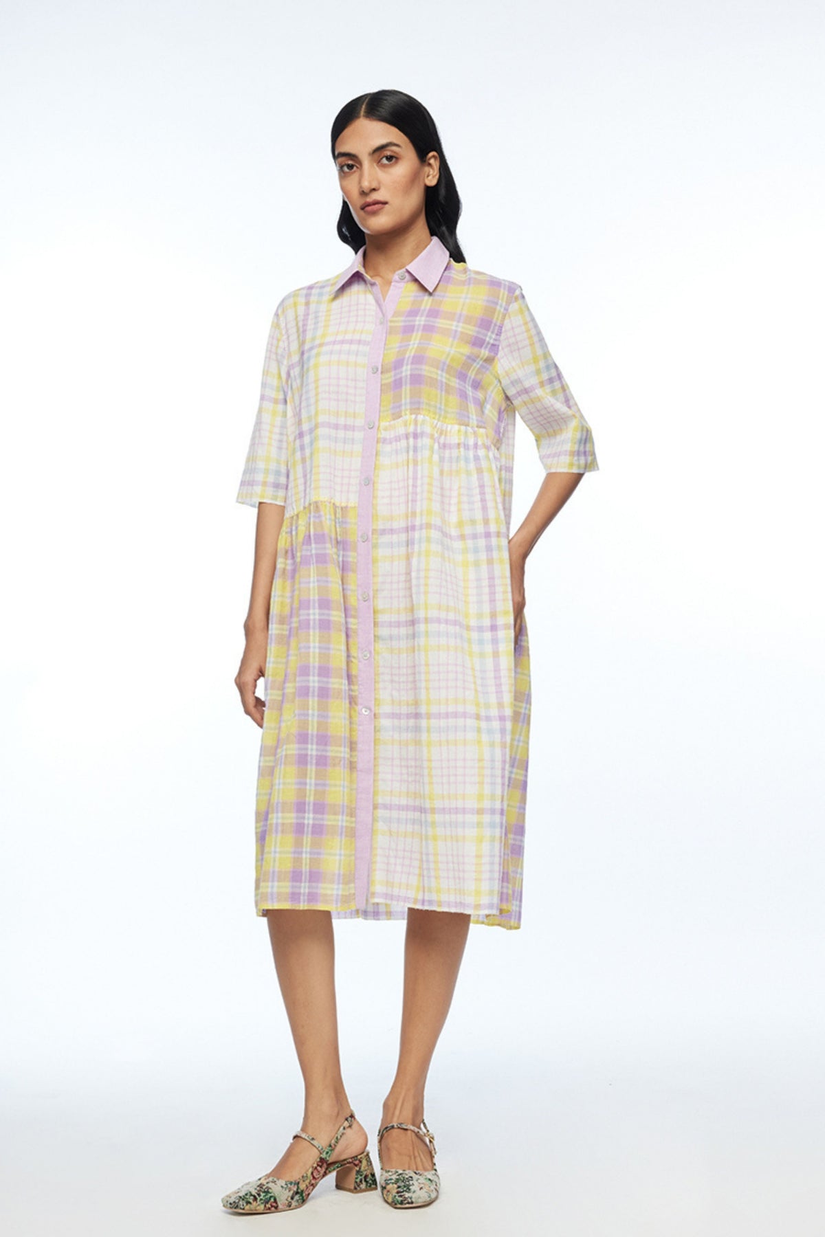 Massiana Patchwork Dress