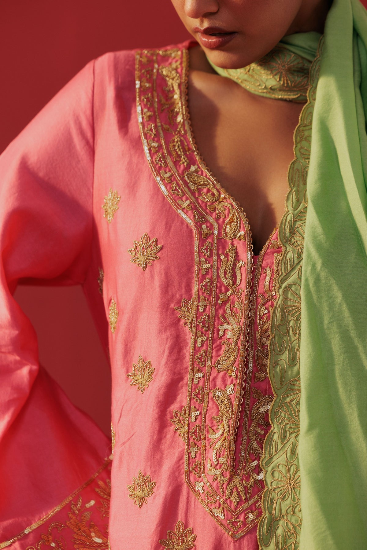Pink Panther Kurta Set