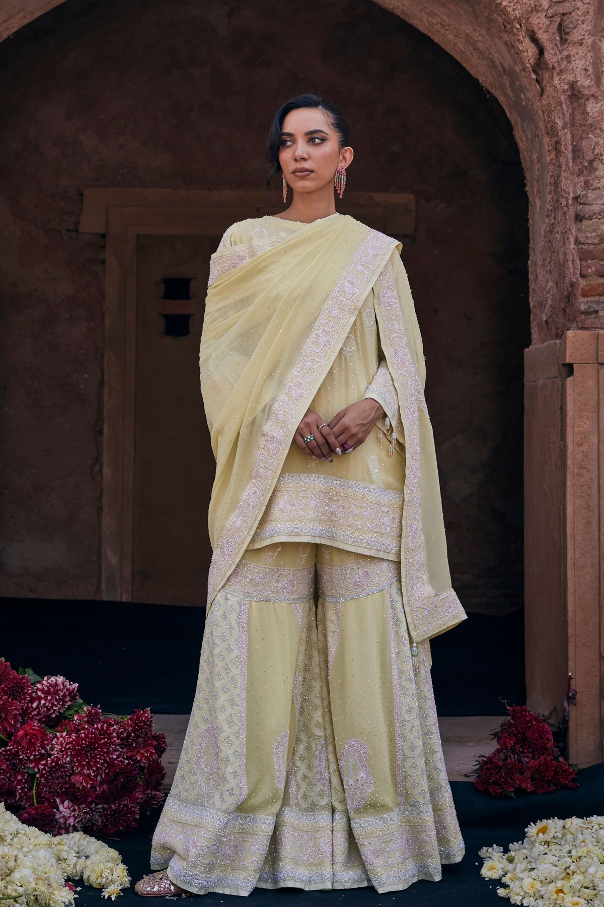 Naira Sharara Set