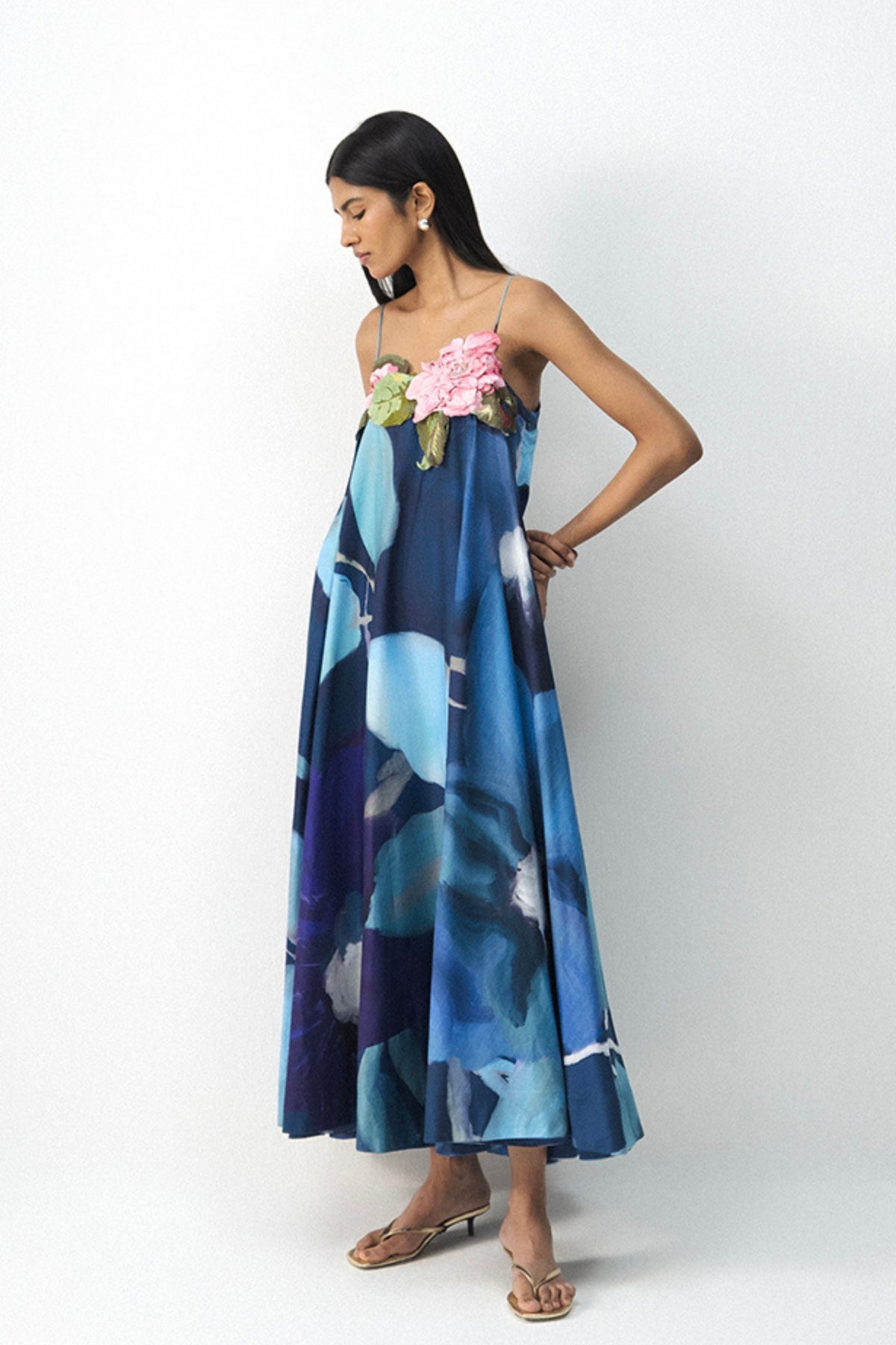 Blue Lagoon Patchwork Dress