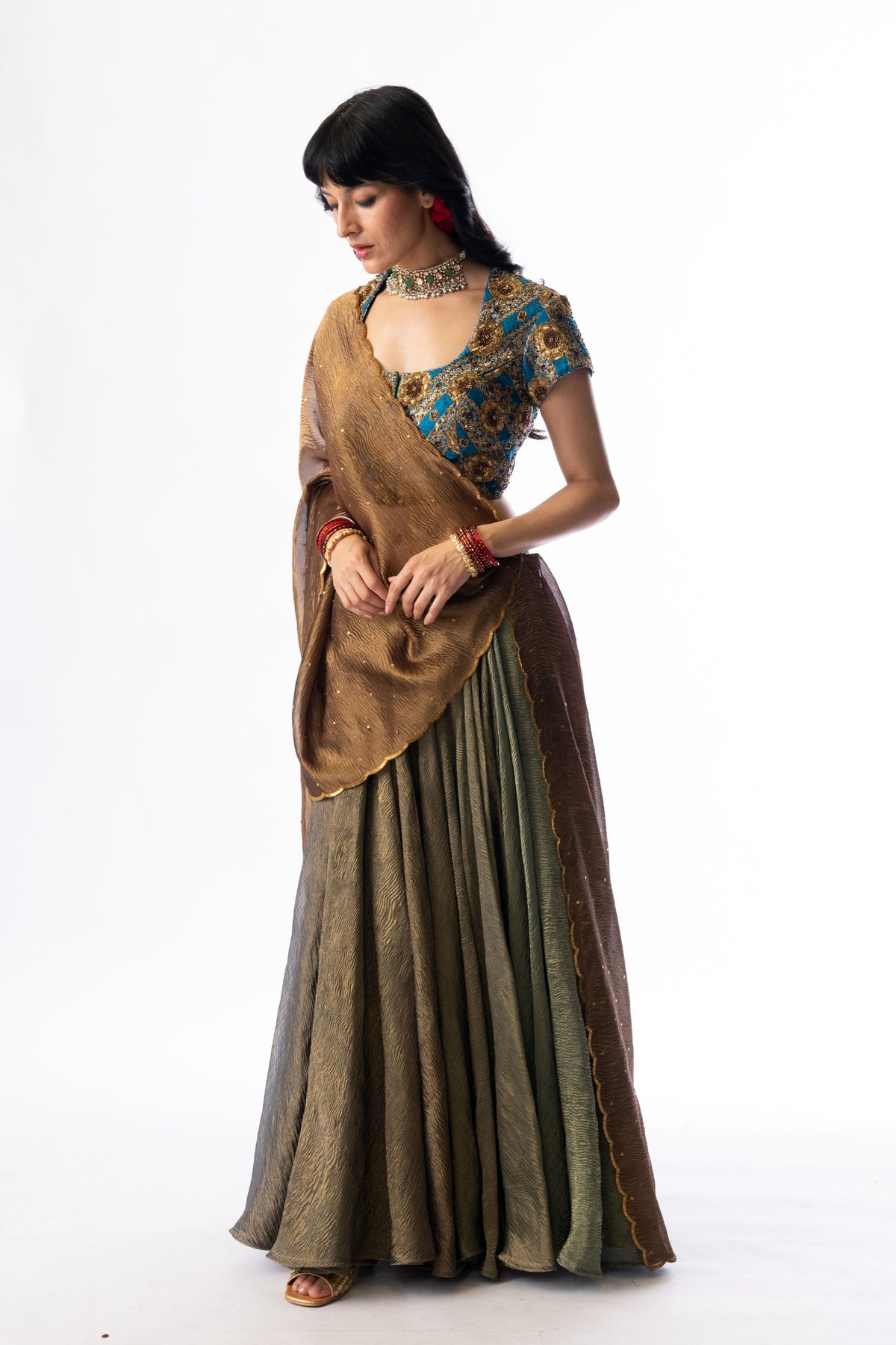 Shafin Lehenga Set