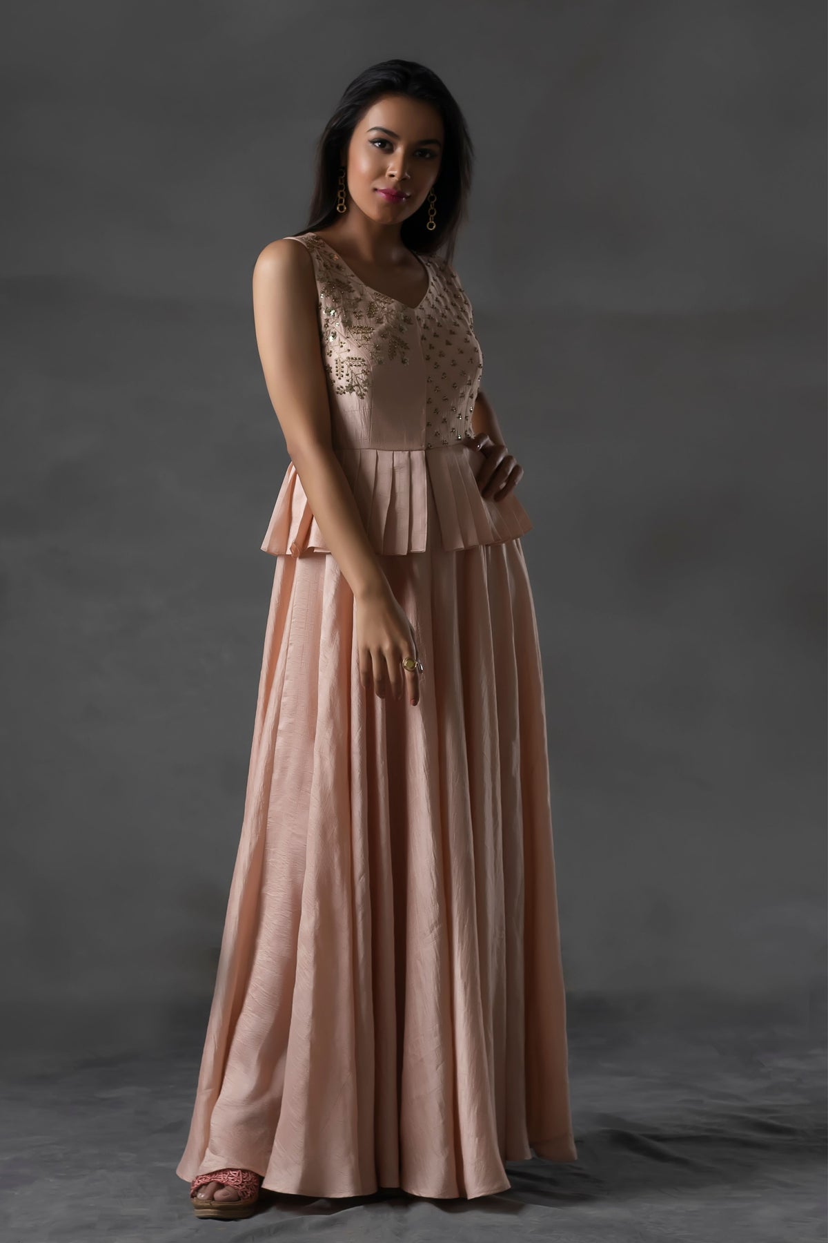 Tarini Peplum Gown