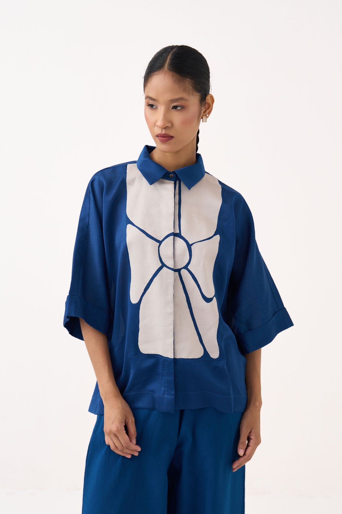 Floral Applique Shirt