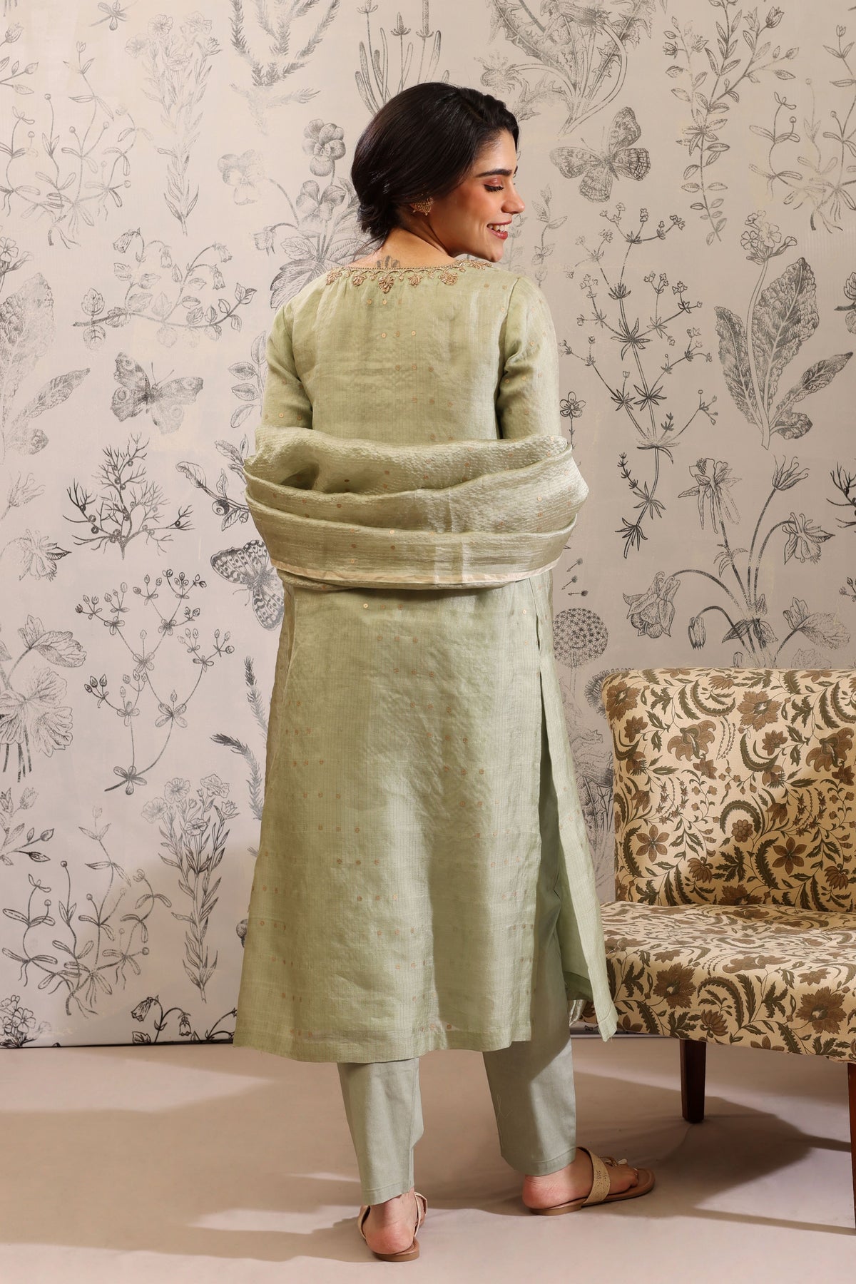 Padmini Green Kurta Set