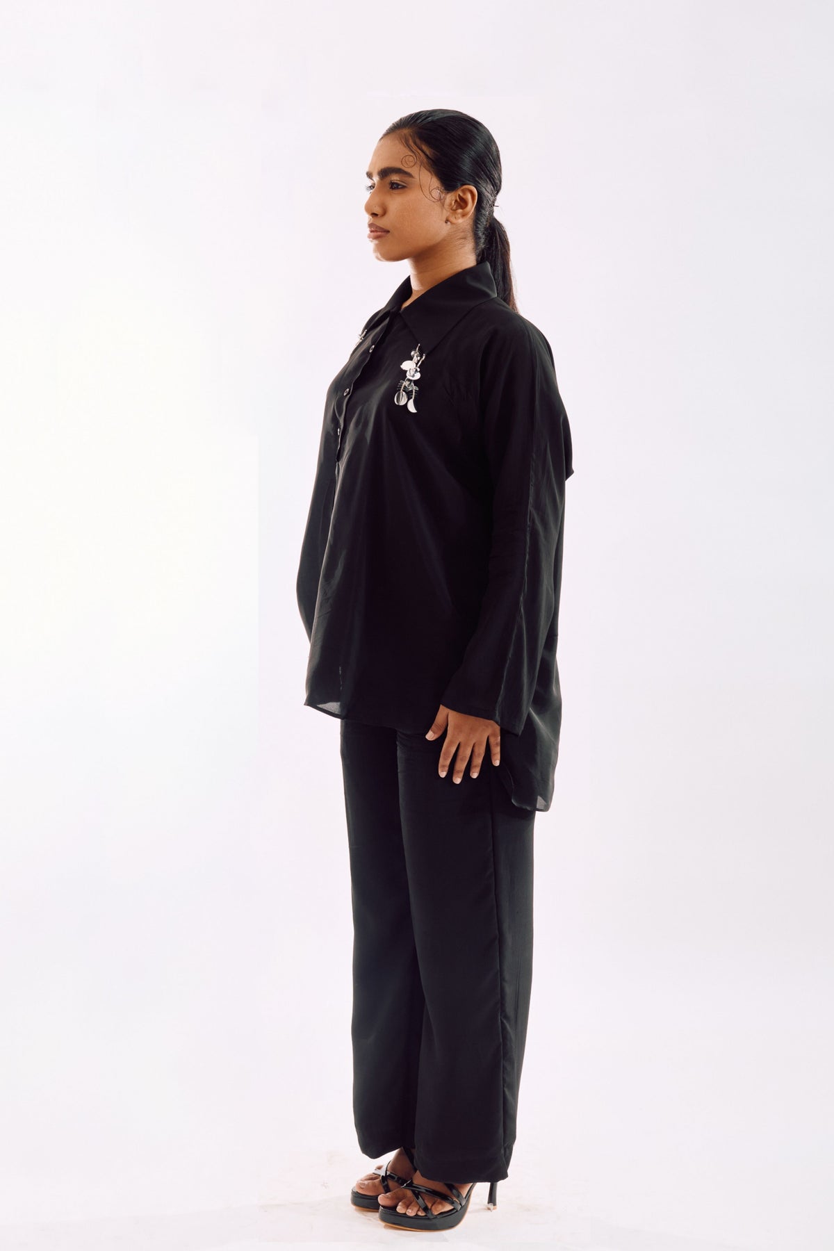 Black Tassel Co-ord Set