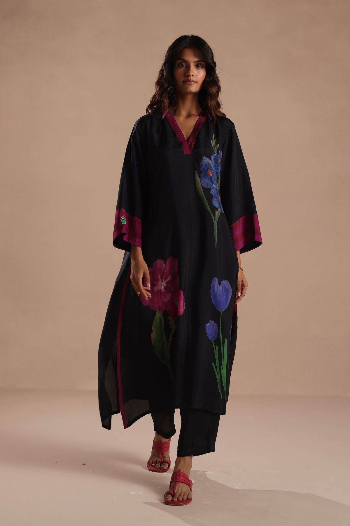 Hibiscus Kurta Set