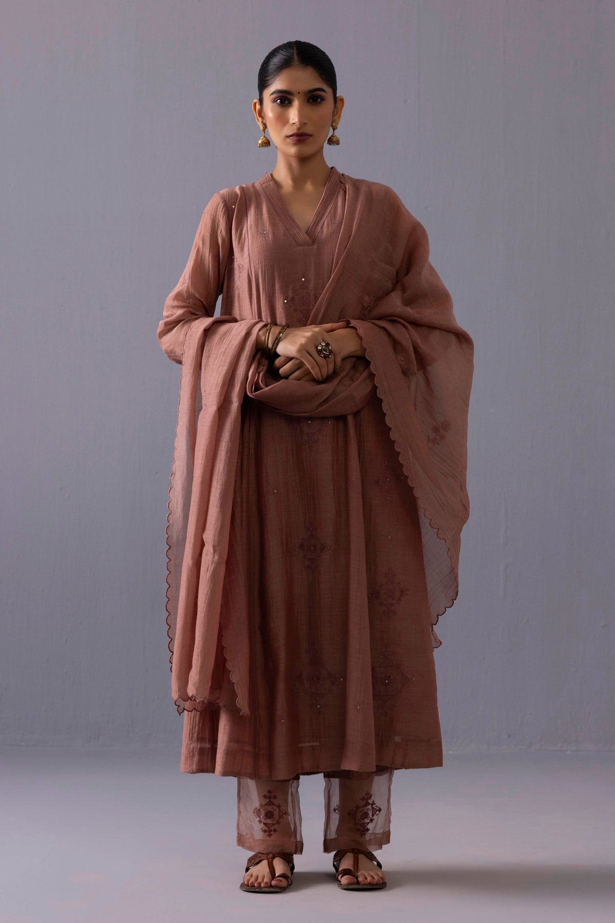 Ankita Brown Kurta Set