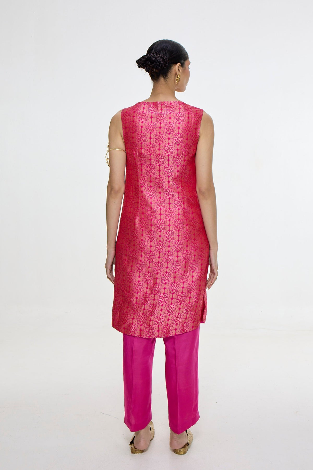 Hot Pink Kurta Set