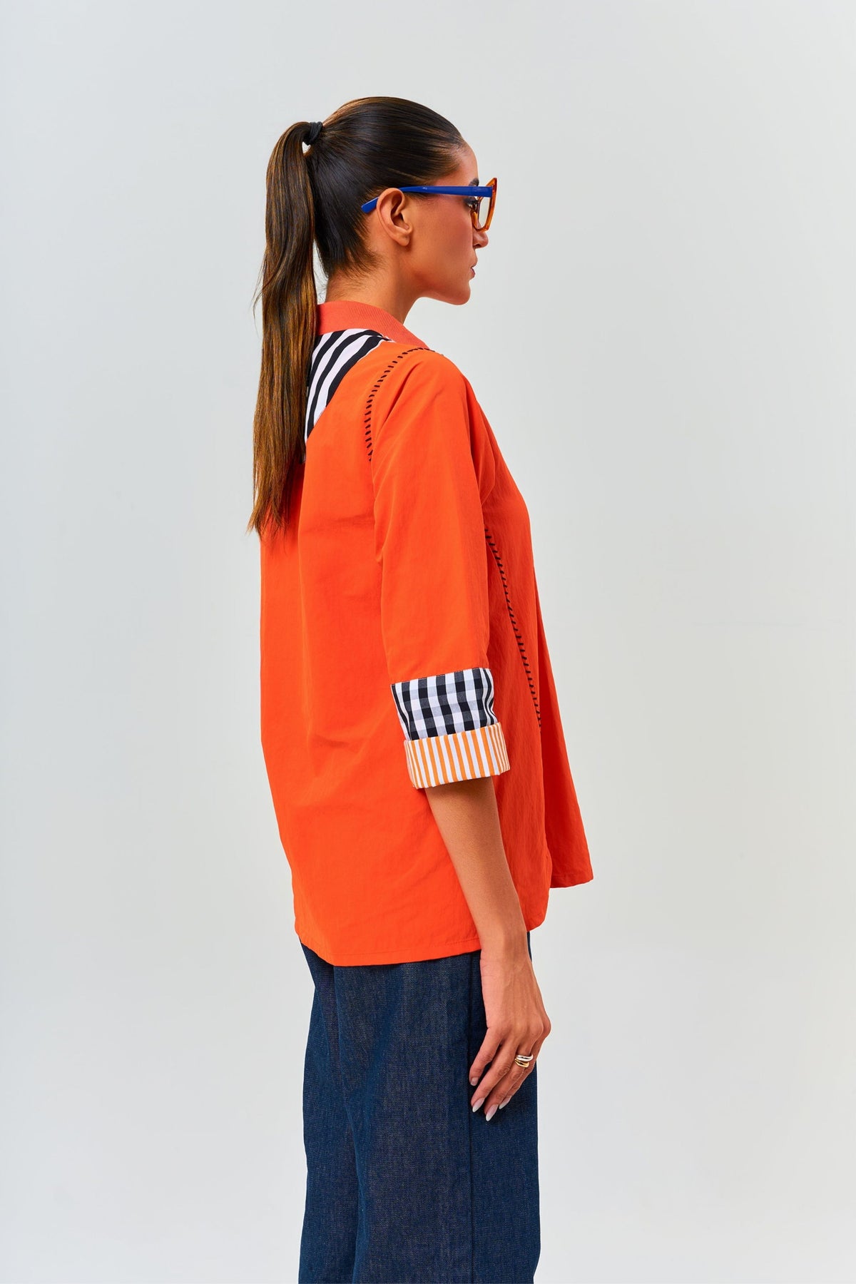 Orange Toriq Shirt