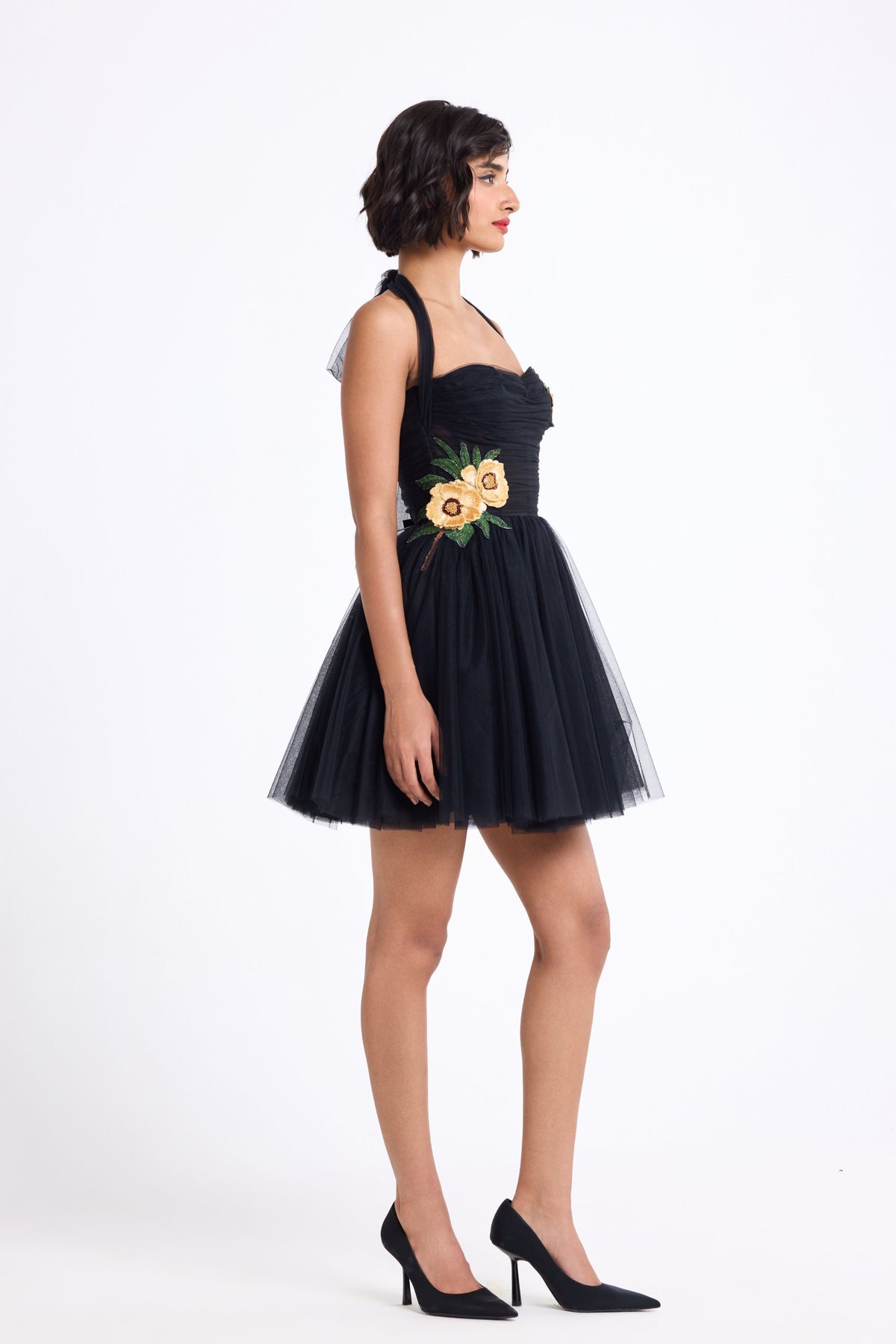 Corsetted Mini Dress