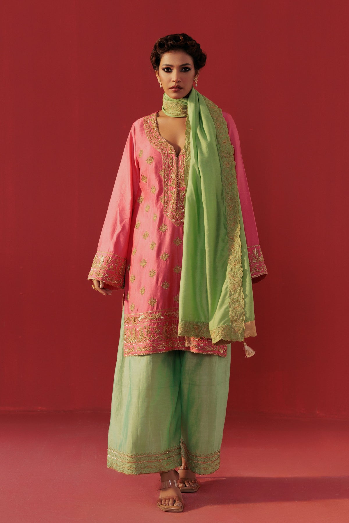 Pink Panther Kurta Set