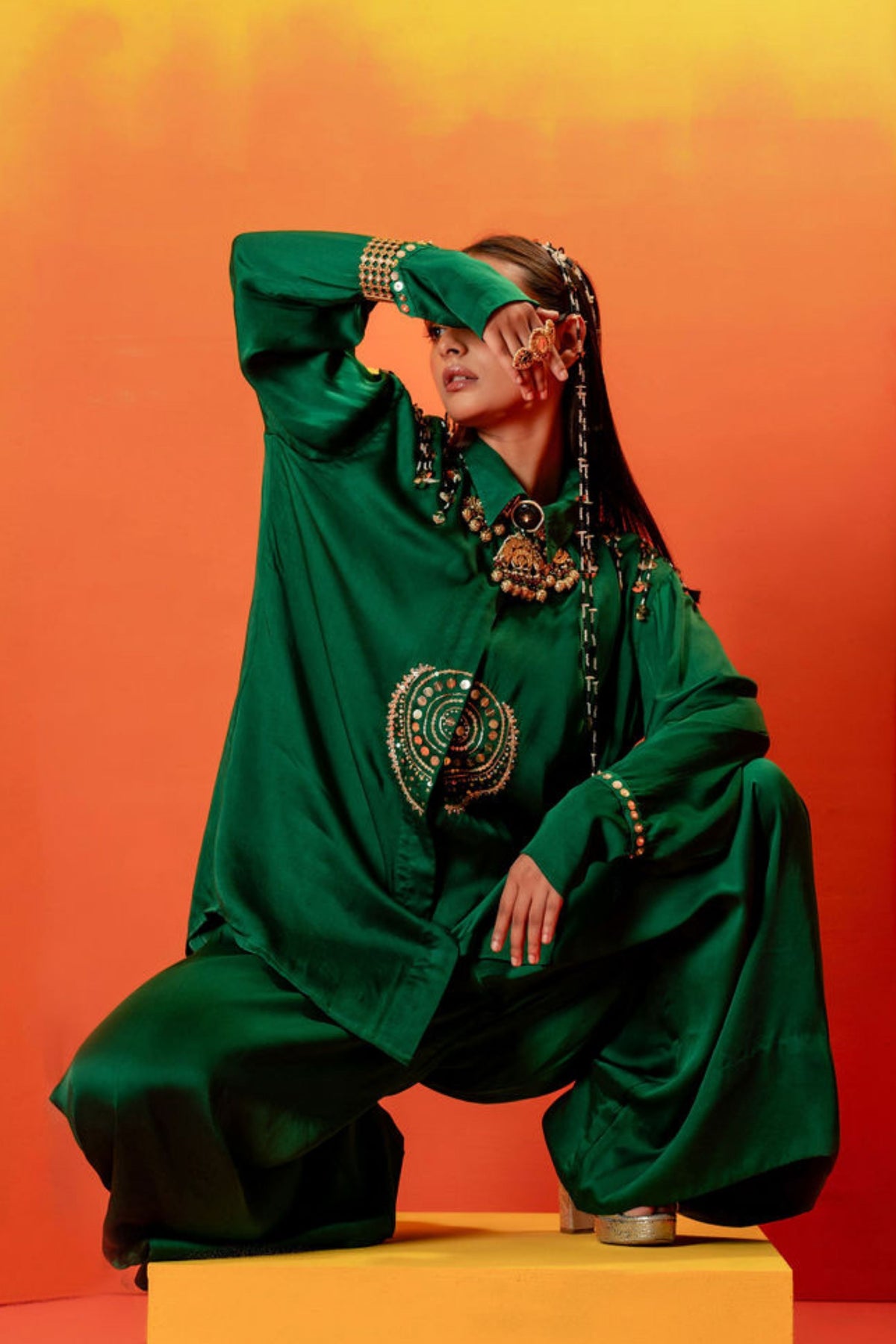 Vani Green Coord Set
