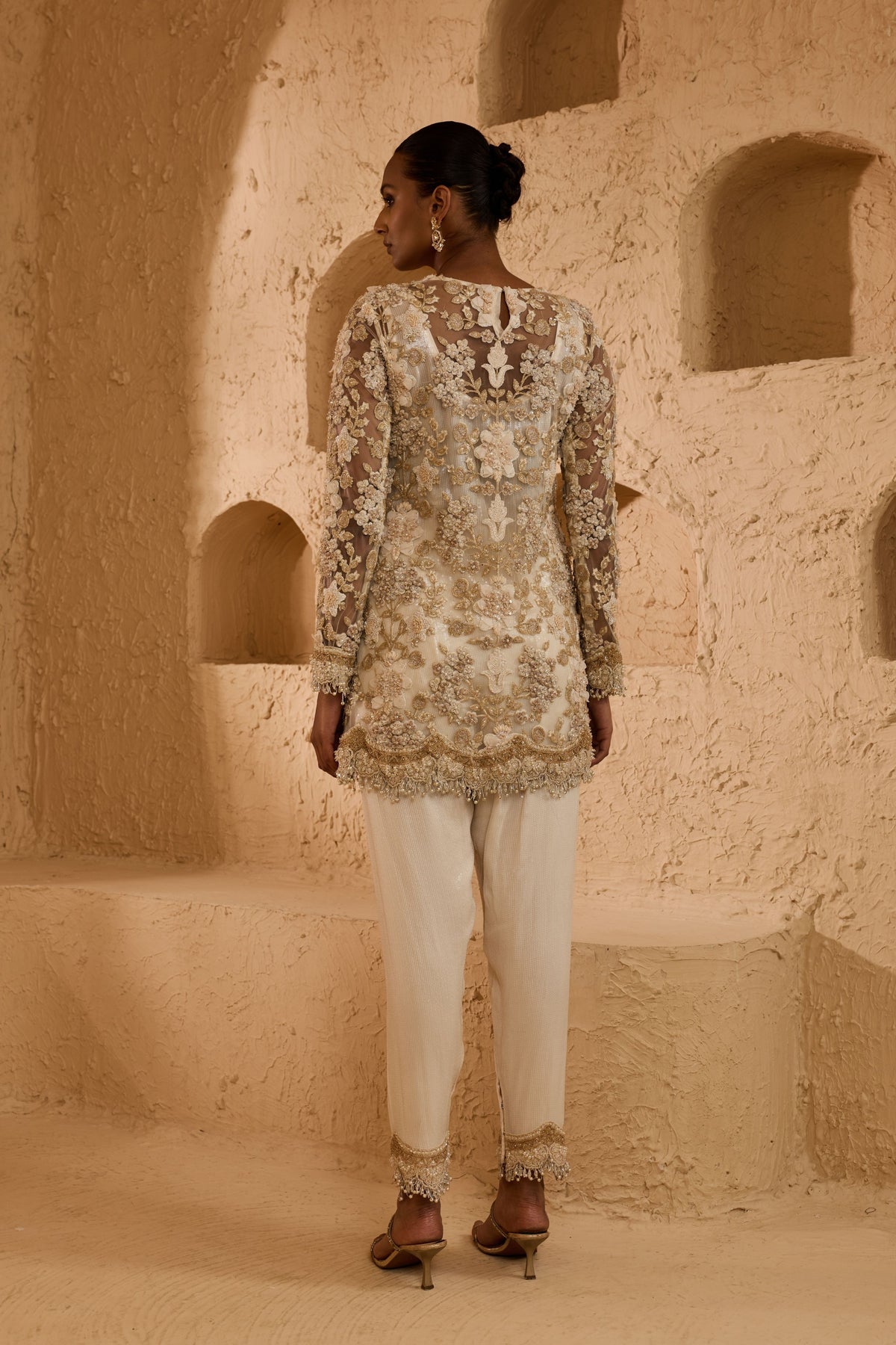 Scarlet A-line Tunic Set