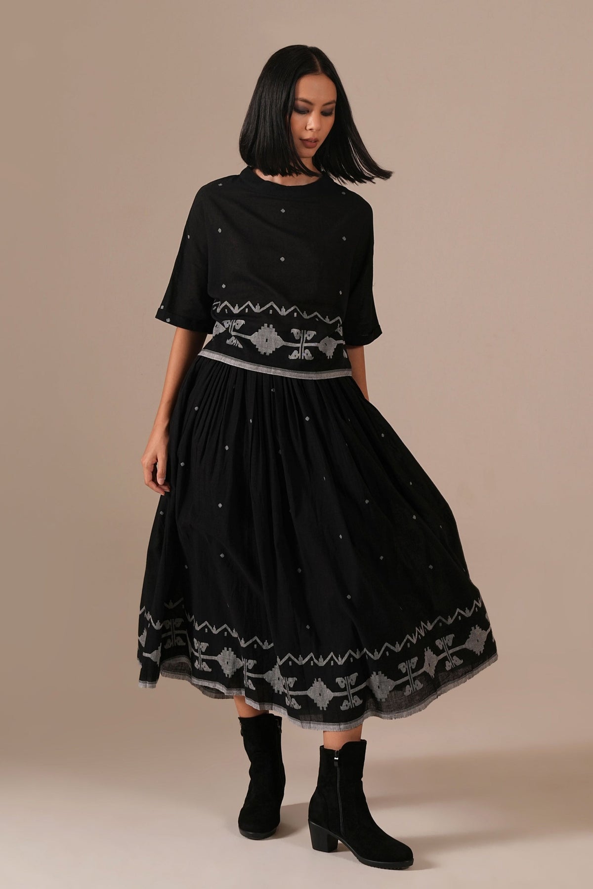 Graphite Skirt Set