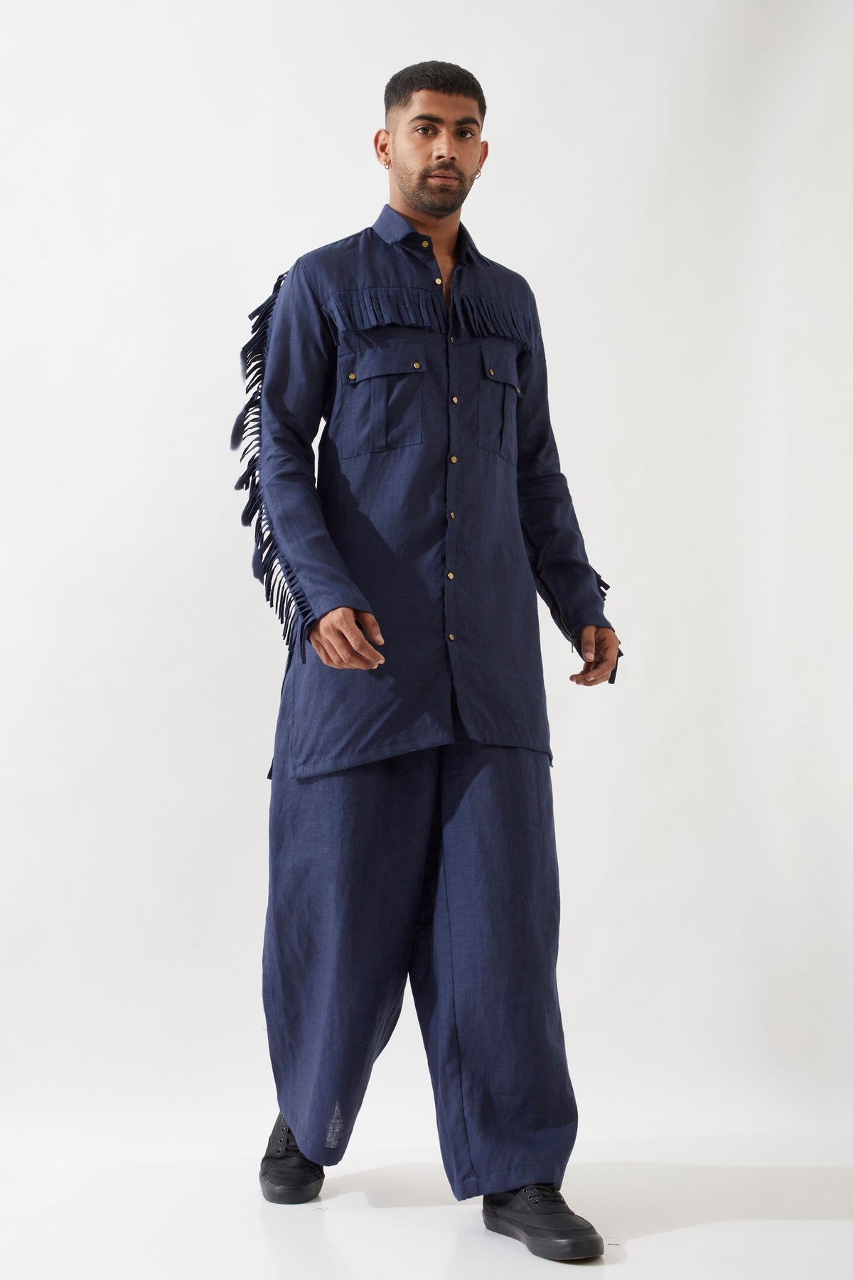 Eros Navy Kurta