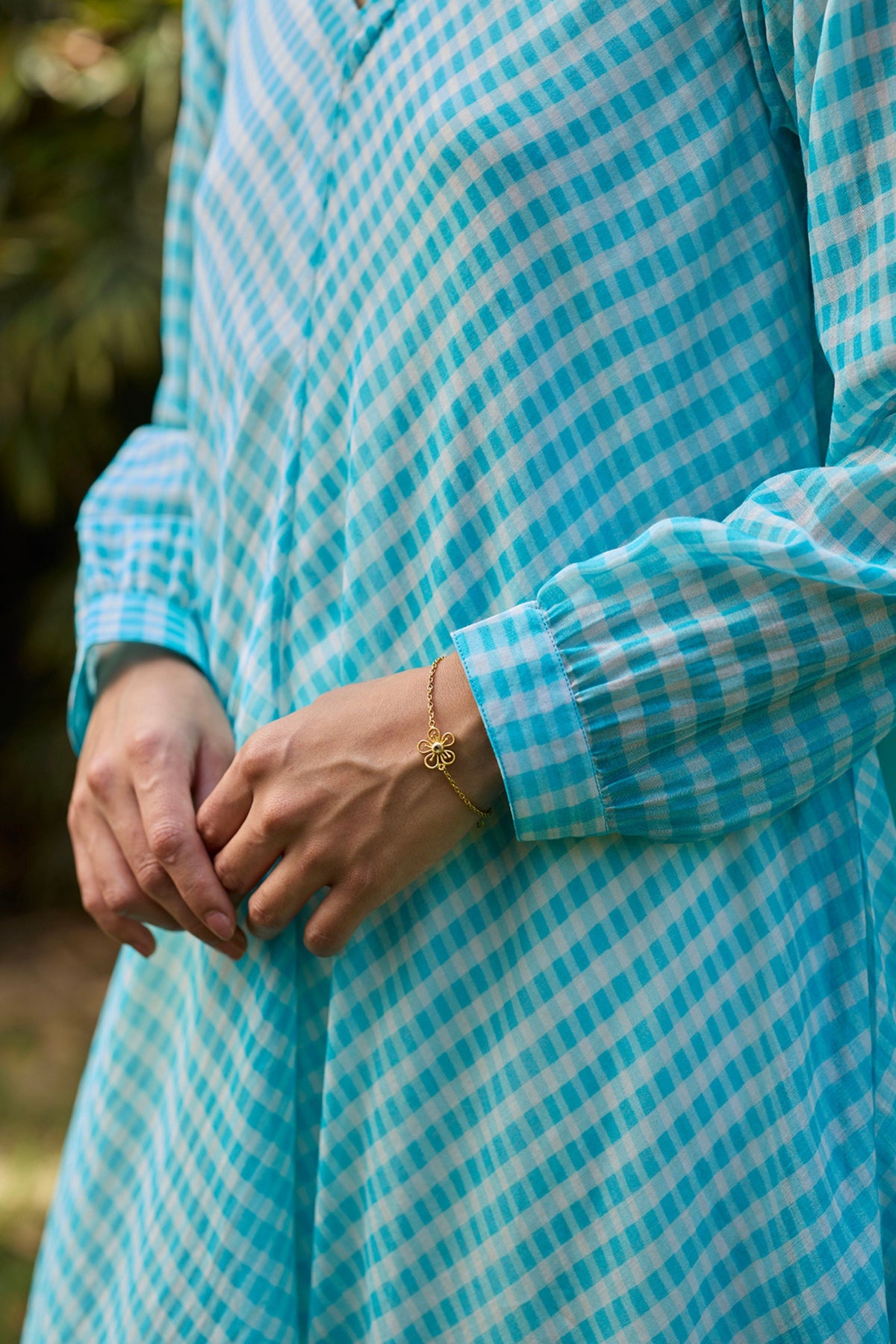 Joyful Paths Blue Kurta Set
