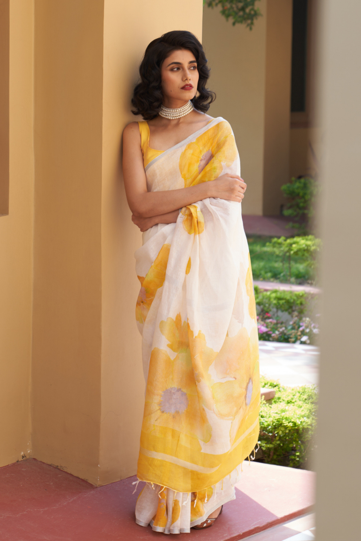 Vani Yellow Saree