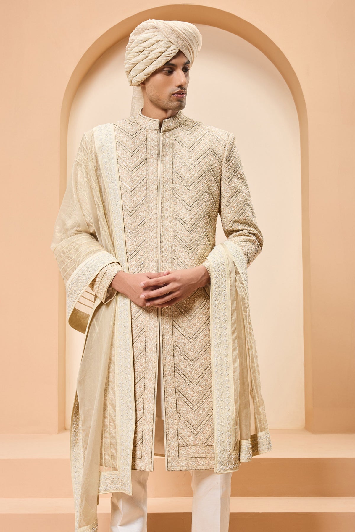 Zardozi Royal Sherwani Set