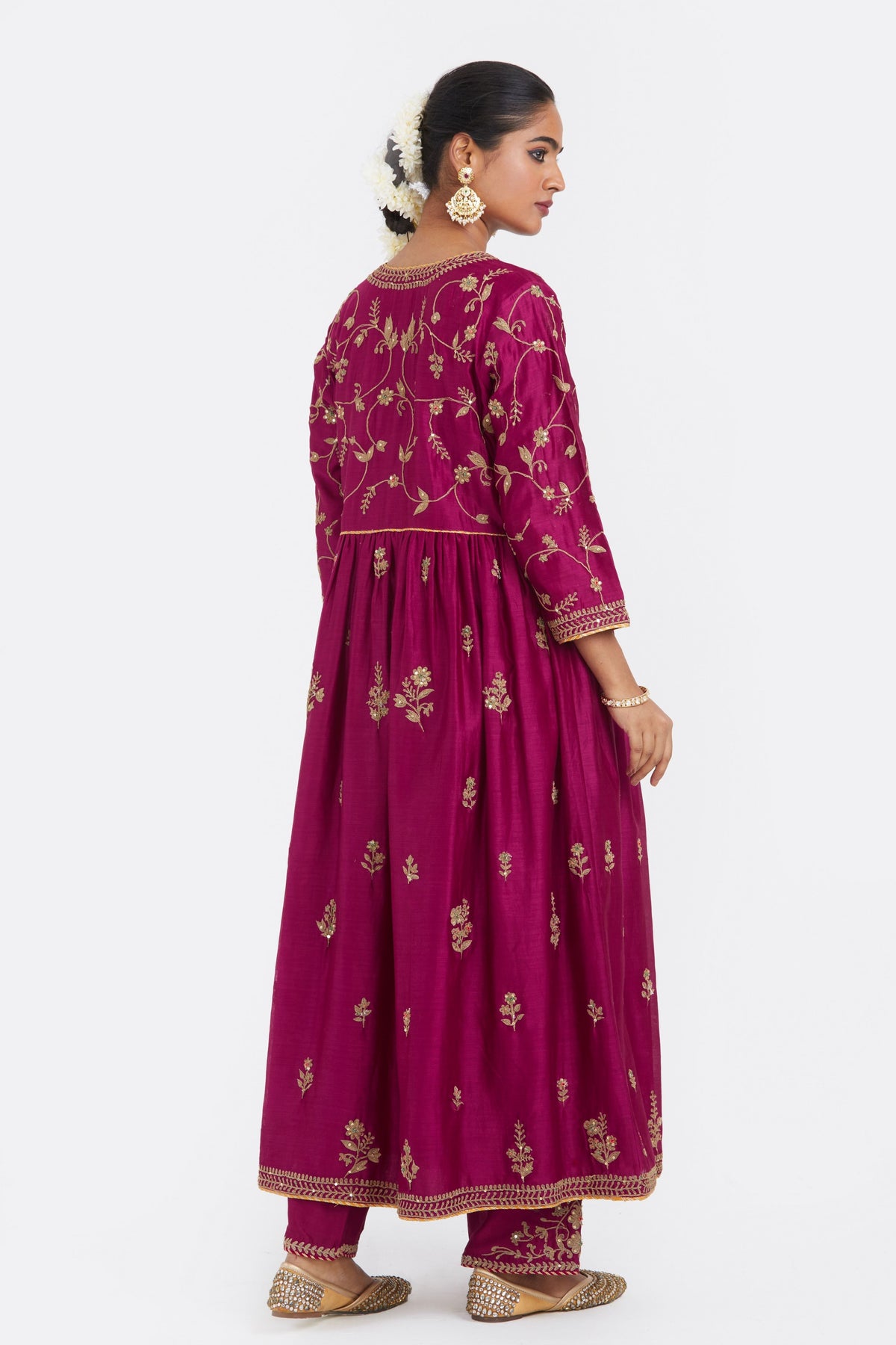Deep Fuchsia Kurta Set