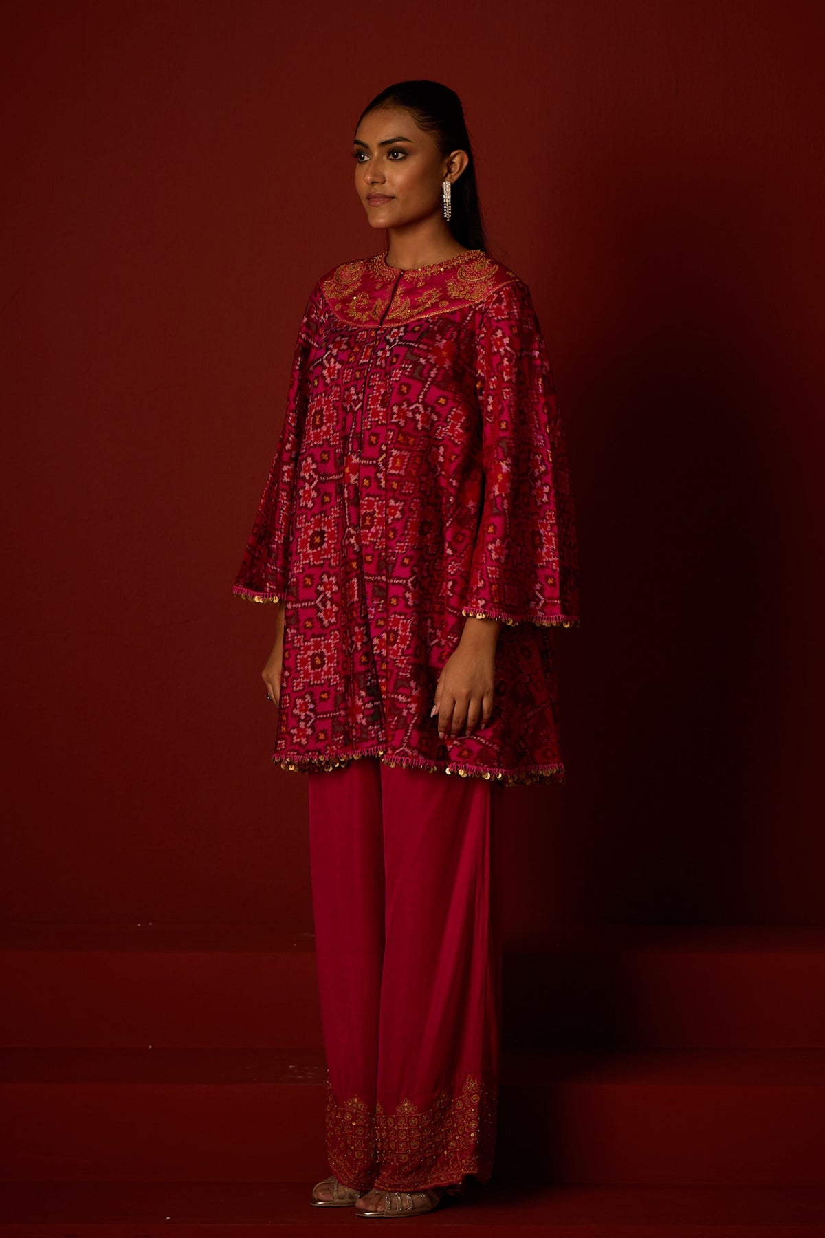 Patola Marodi Anarkali Tunic Set