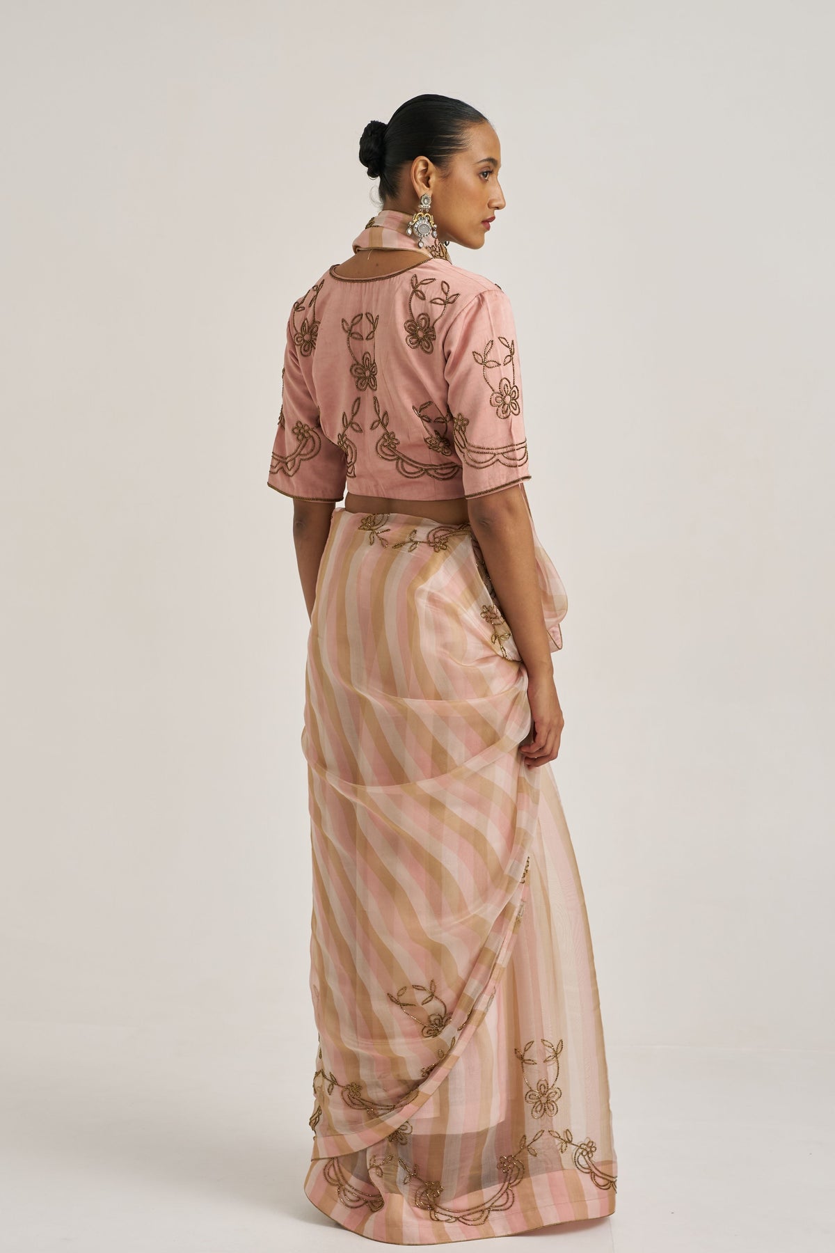 Yamini Beige Saree