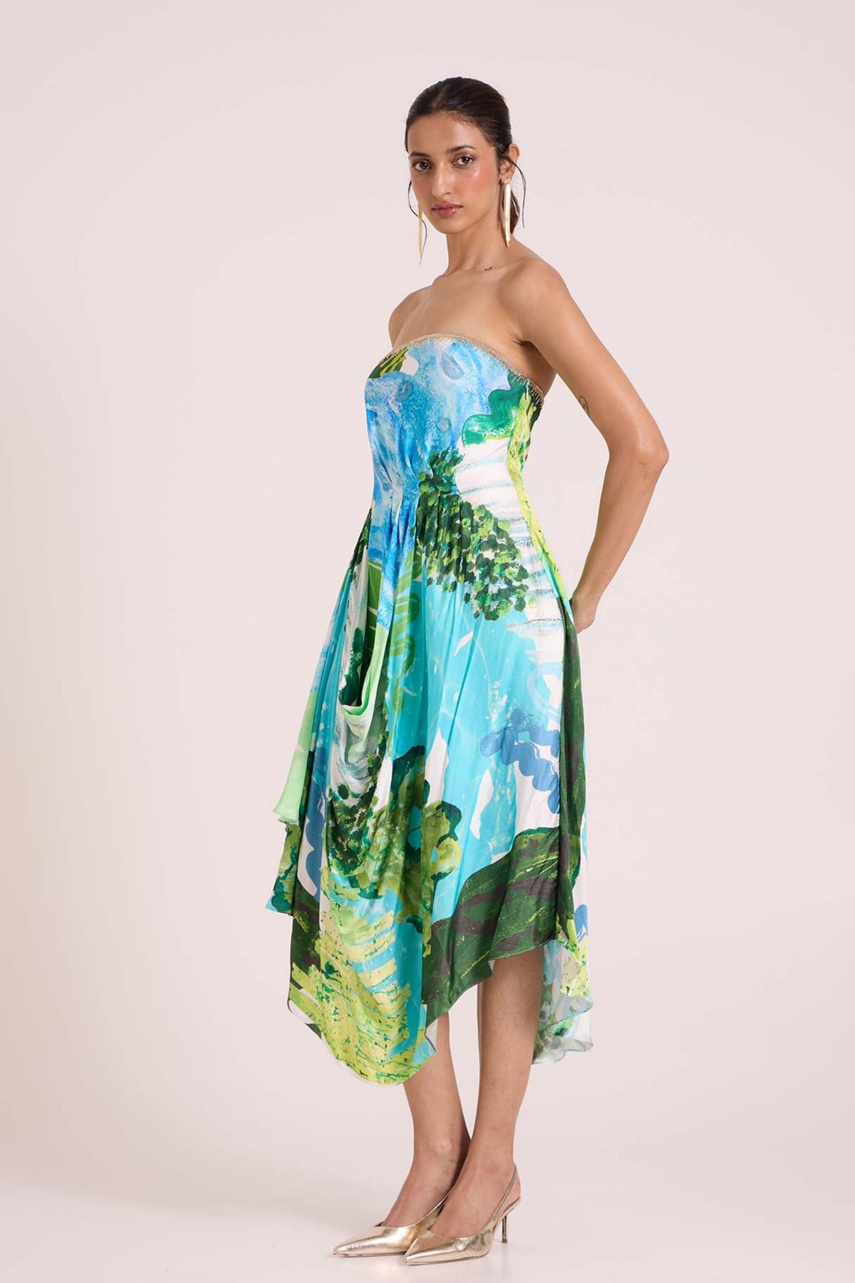 Nere Waterfall Dress