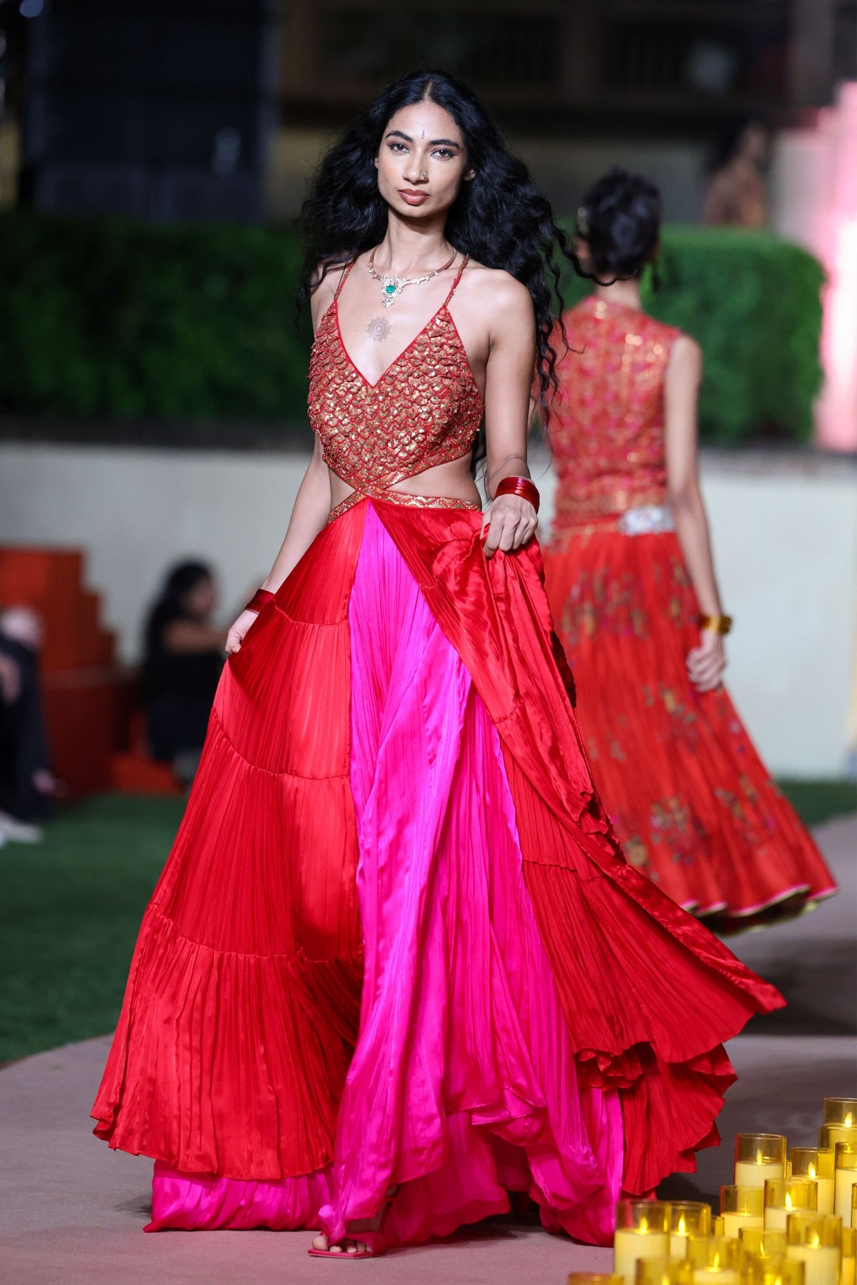 The Surkh Laal Ghagri Maxi