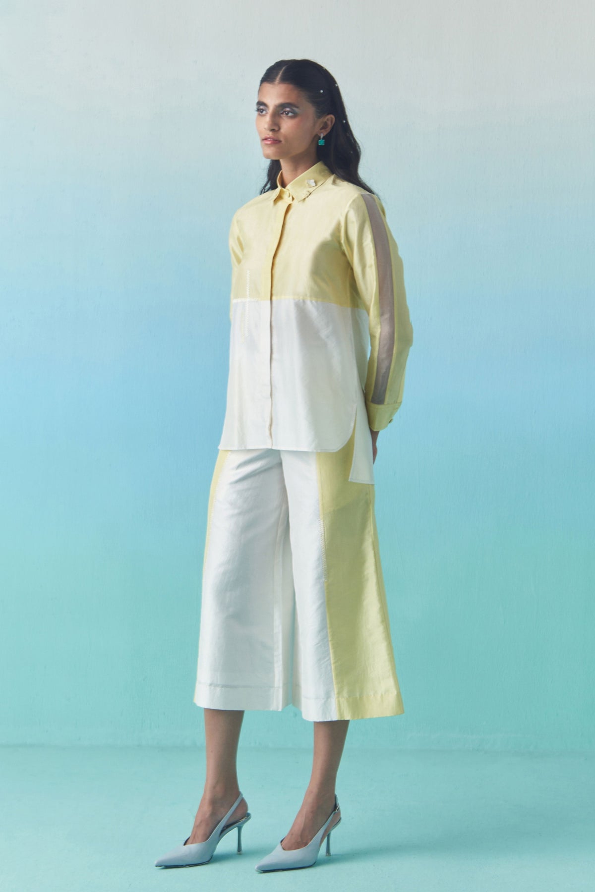 Butter Ivory Panelled Co-ords