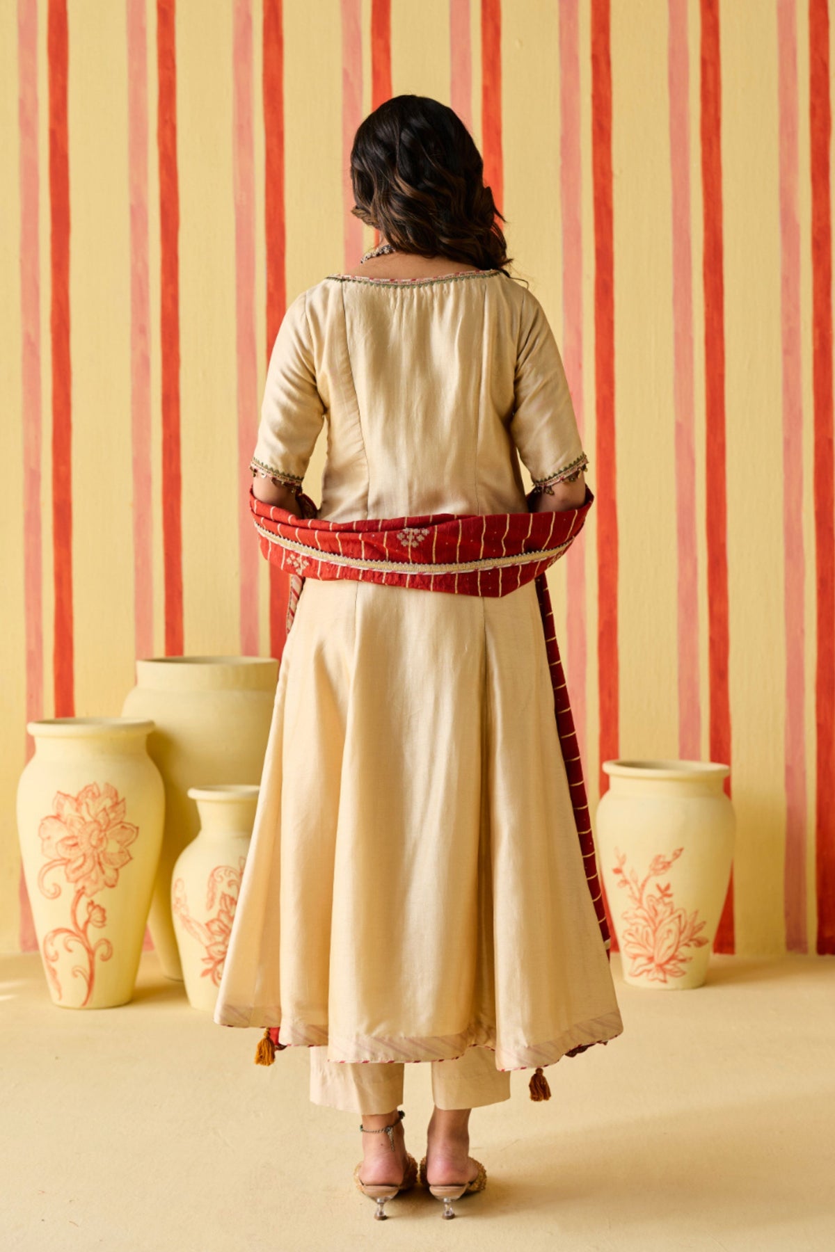 Anika Tussar Kurta Set