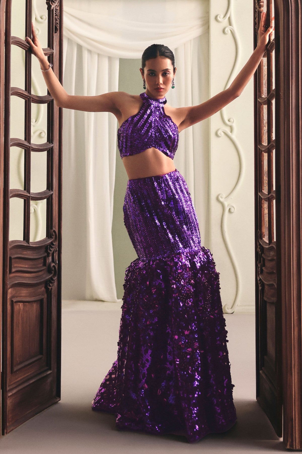 Violet Lehenga