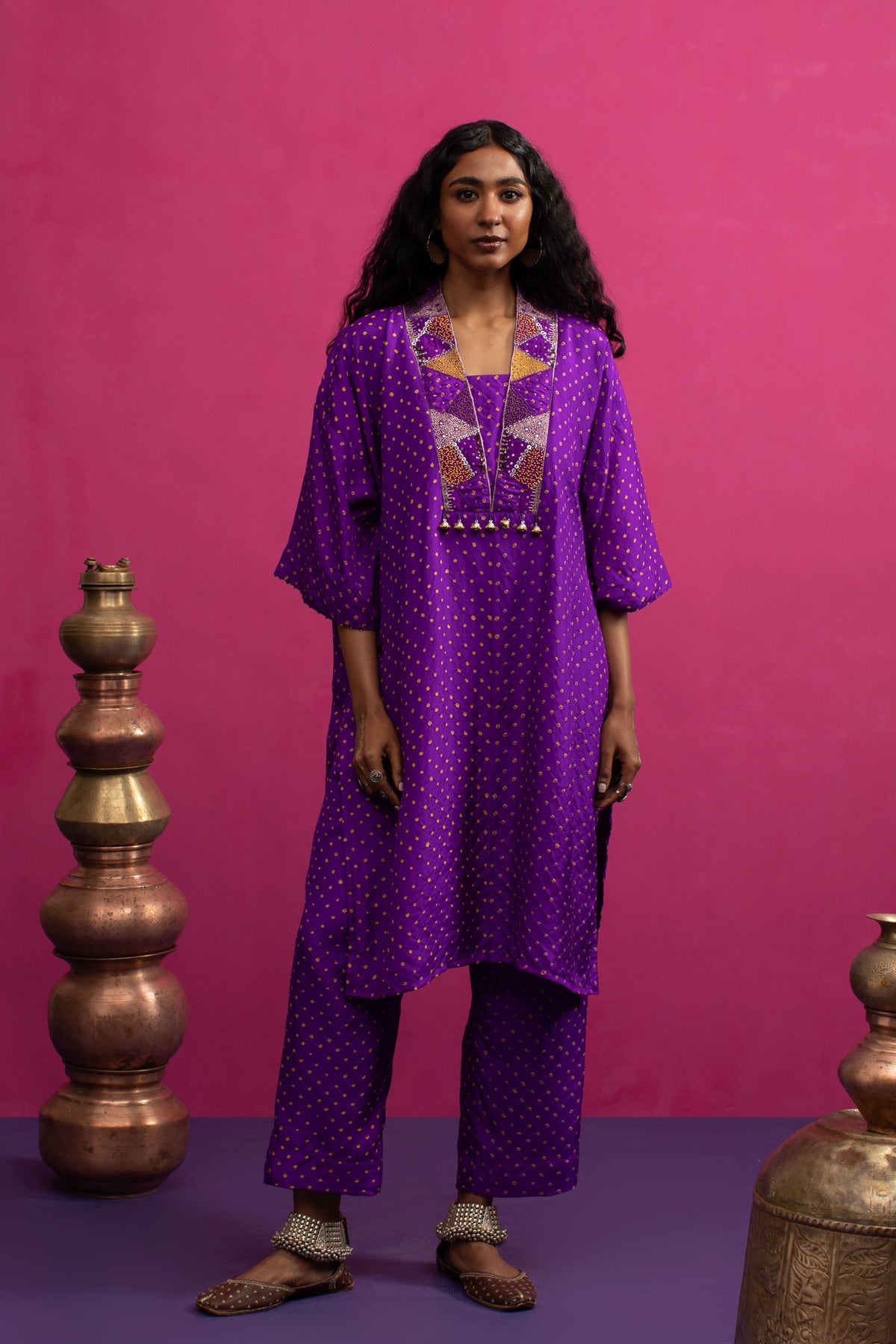 Baingani Kurta Set