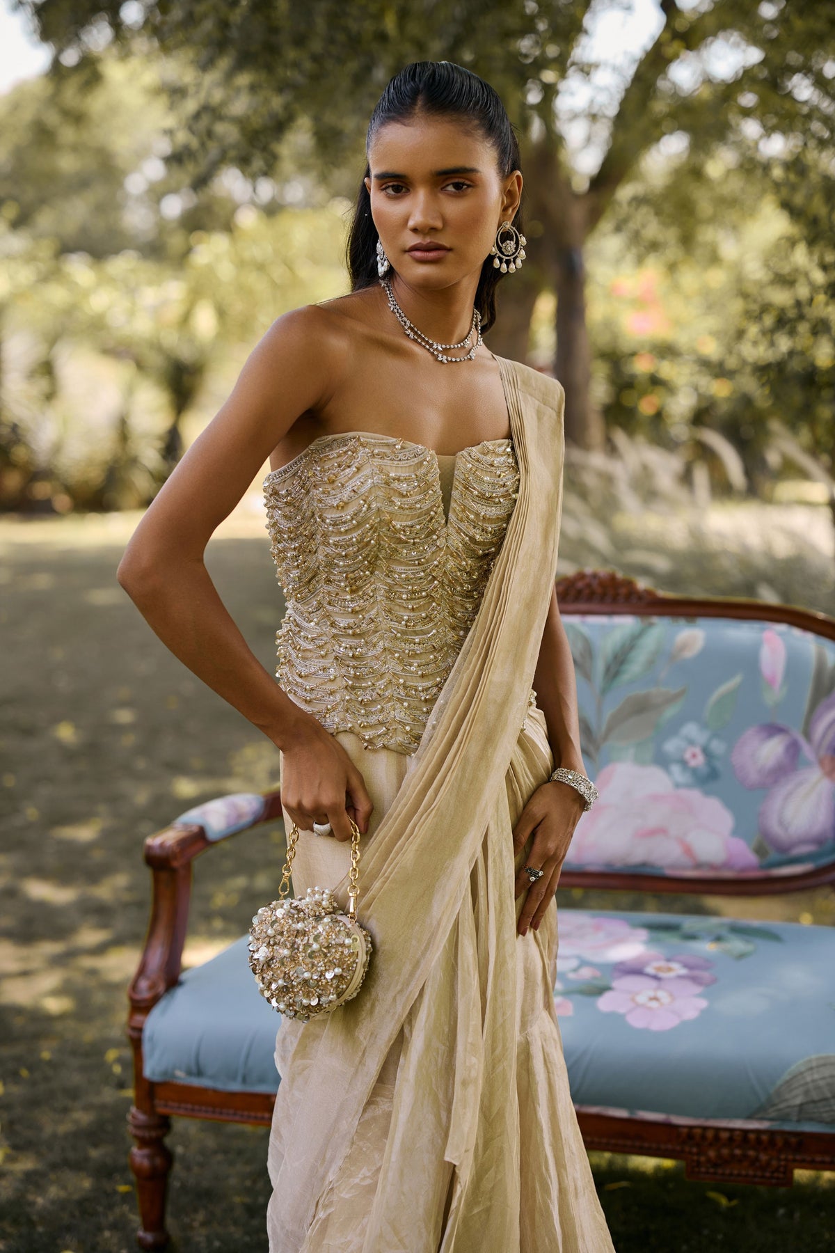The Golden Era Saree Set