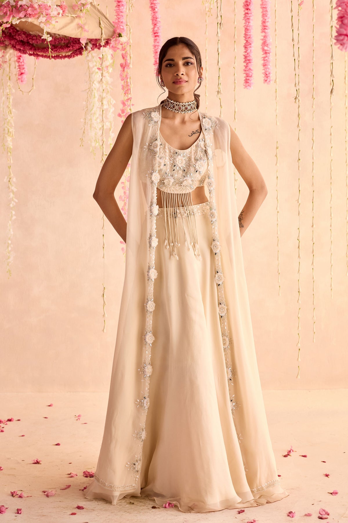 Primrose Lehenga Set With Jacket