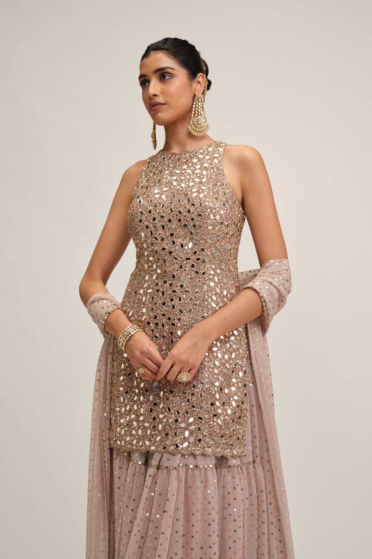 Ash Sharara Set