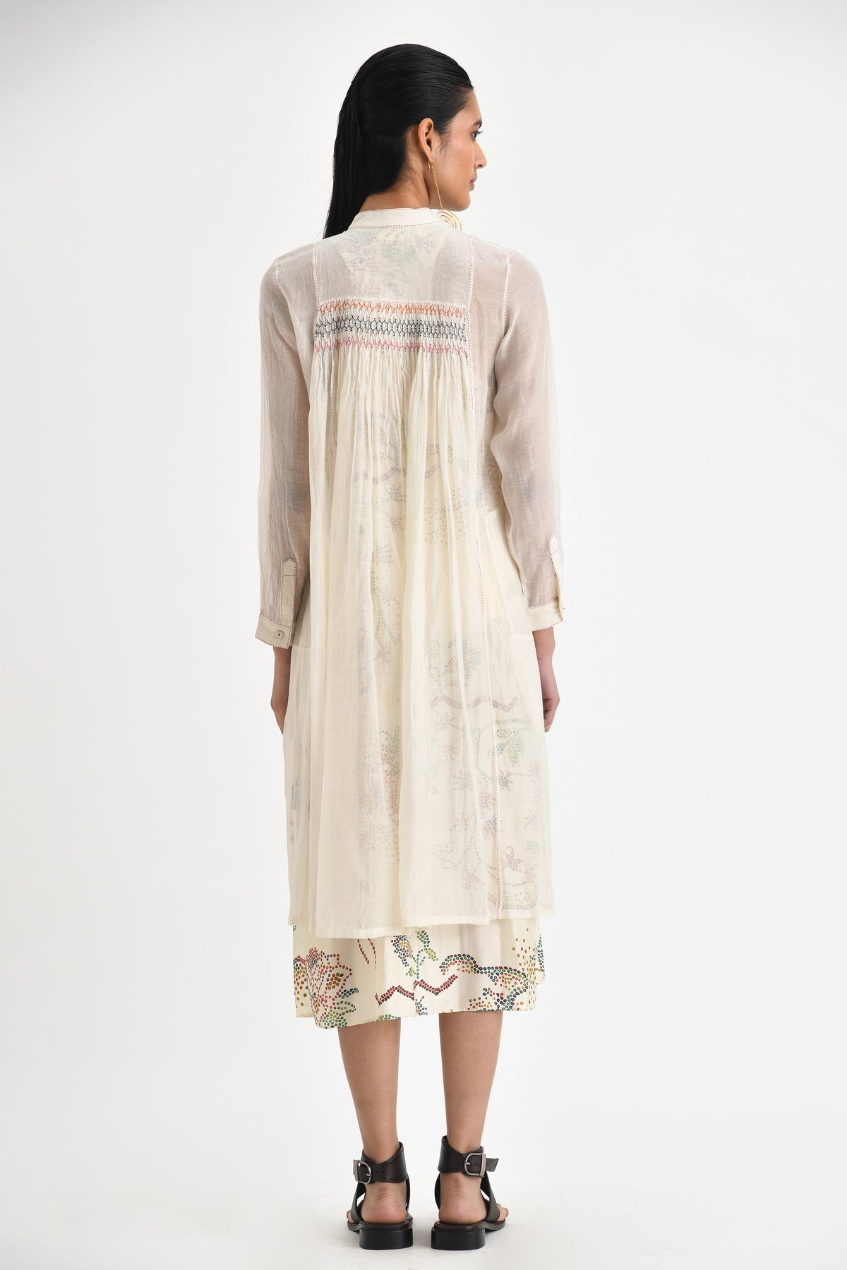 Ecru Camogli Embroidered Tunic