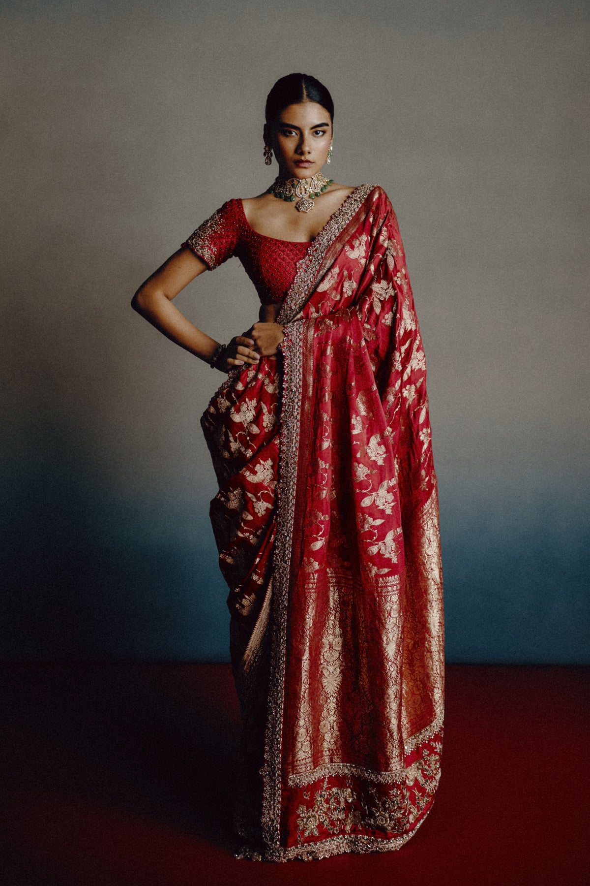 Red Epiphany Bridal Saree