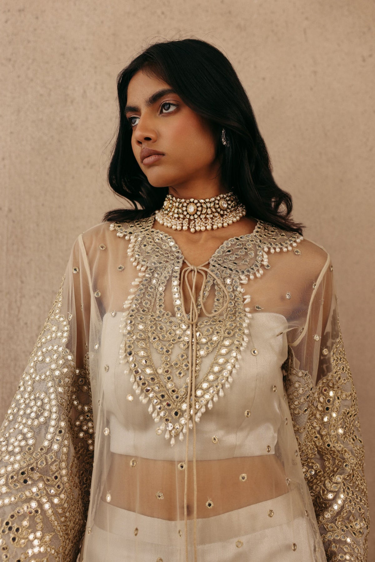 Silver Cigarette Pants