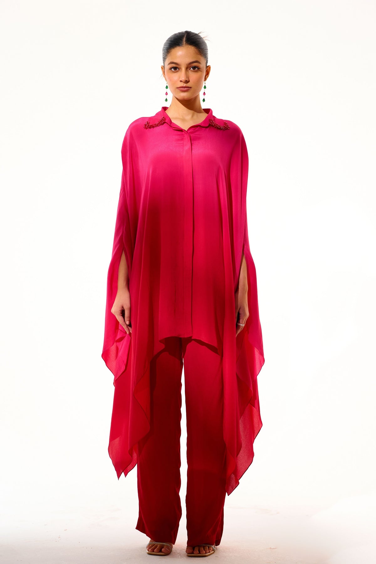 Rose Quartz Kaftan Co-ord Set