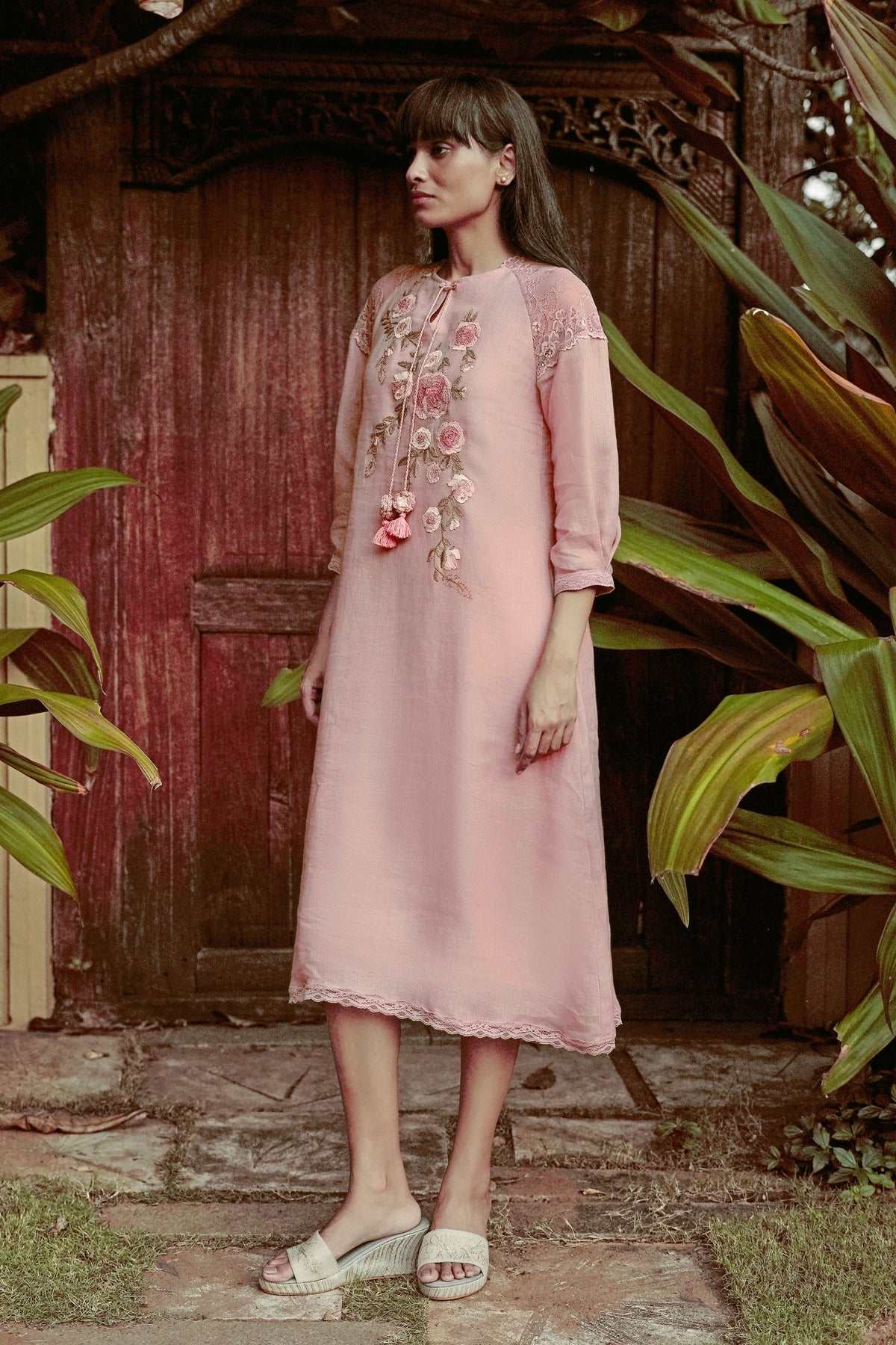 Whimsical Rose Bud Dress