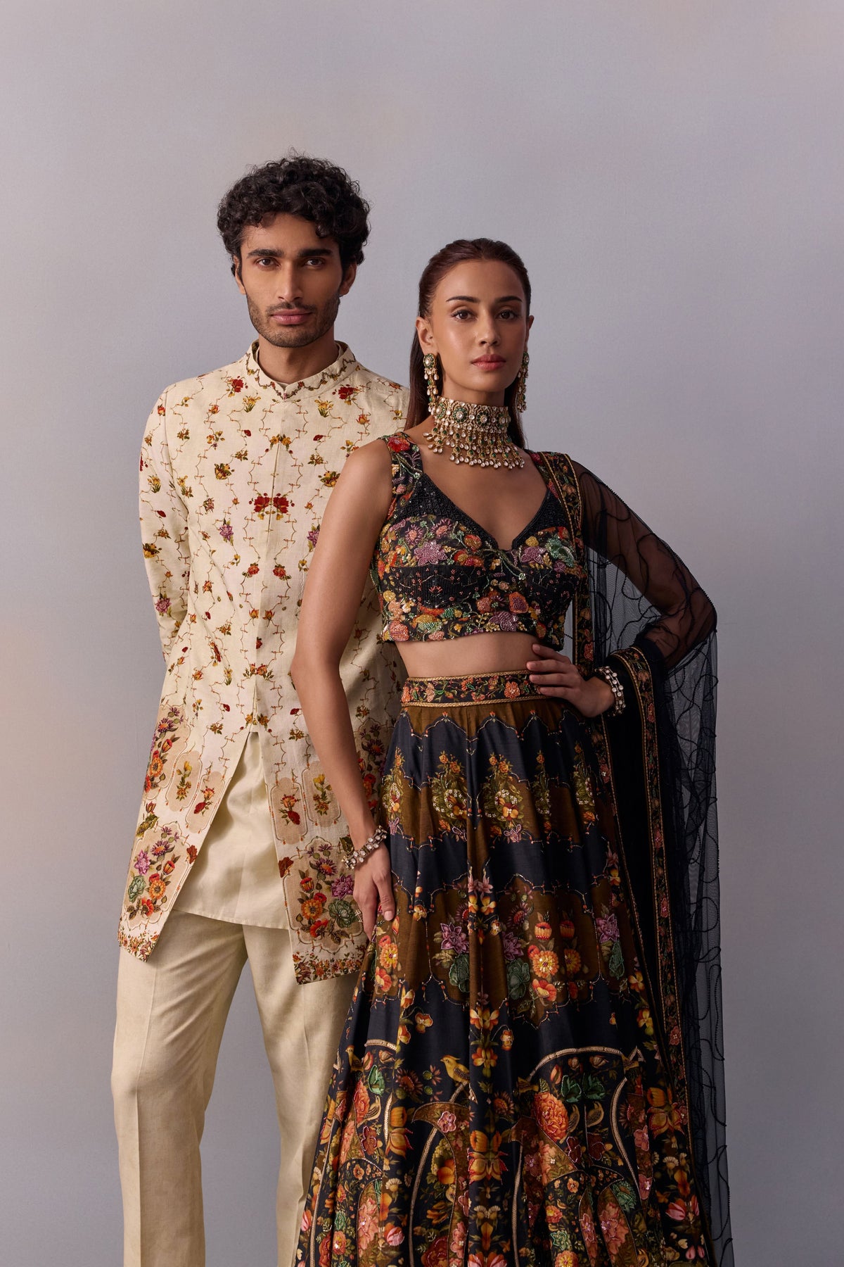 Black Naaz Lehenga Set
