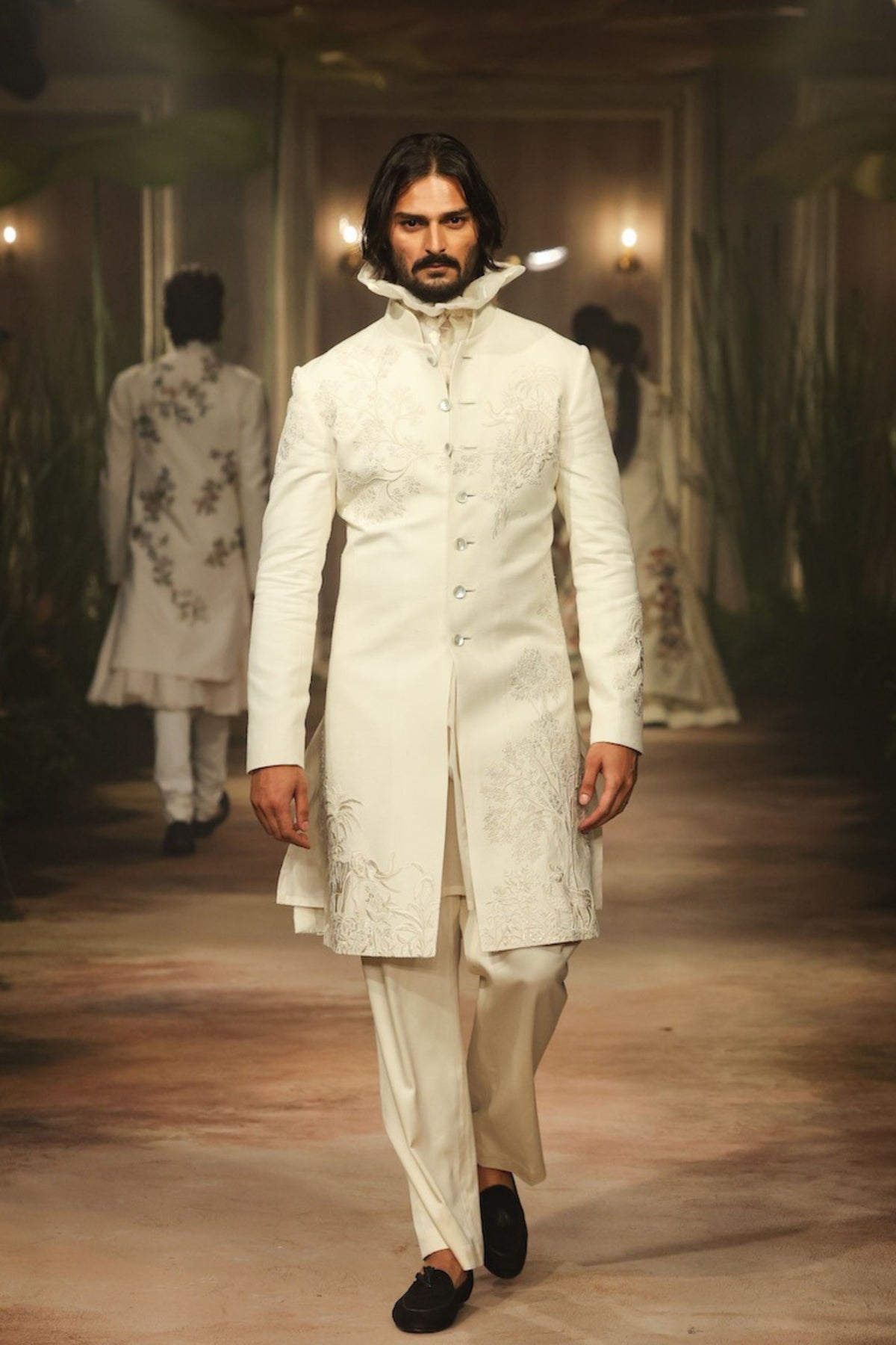 Ivory Mens Matka Sherwani