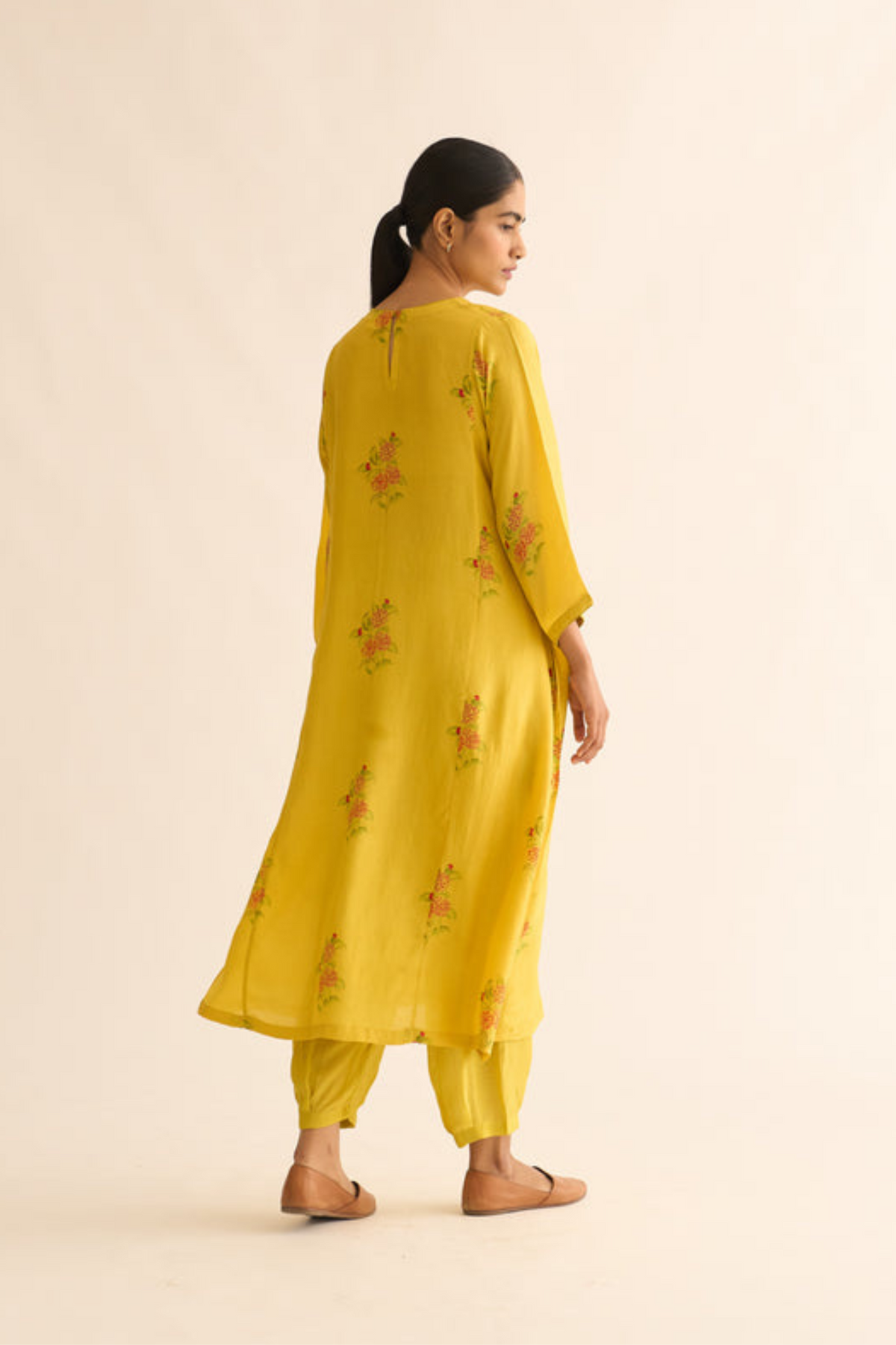 Evani Floral Print Kurta Set